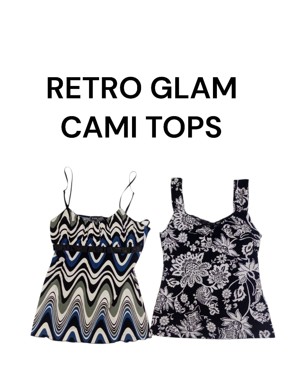 Retro Glam Cami Tops