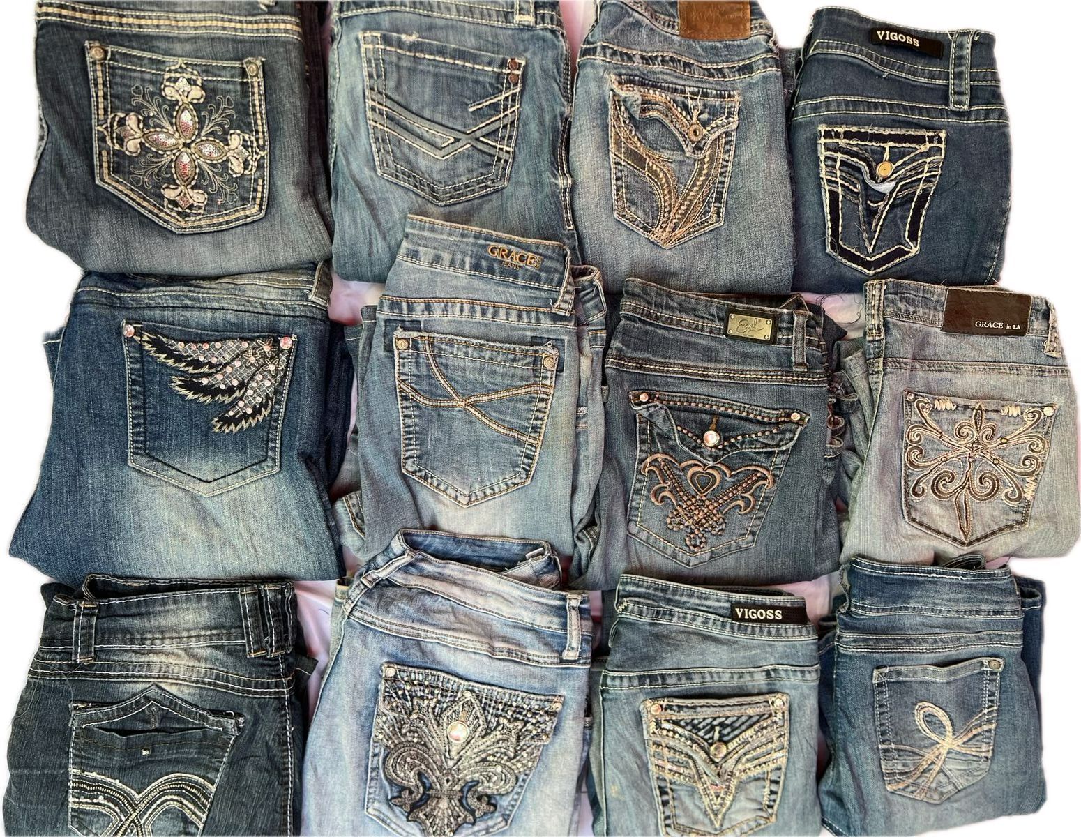 VIGOSS ET D'AUTRES JEANS DE MARQUES MIXTES (ID 4009)