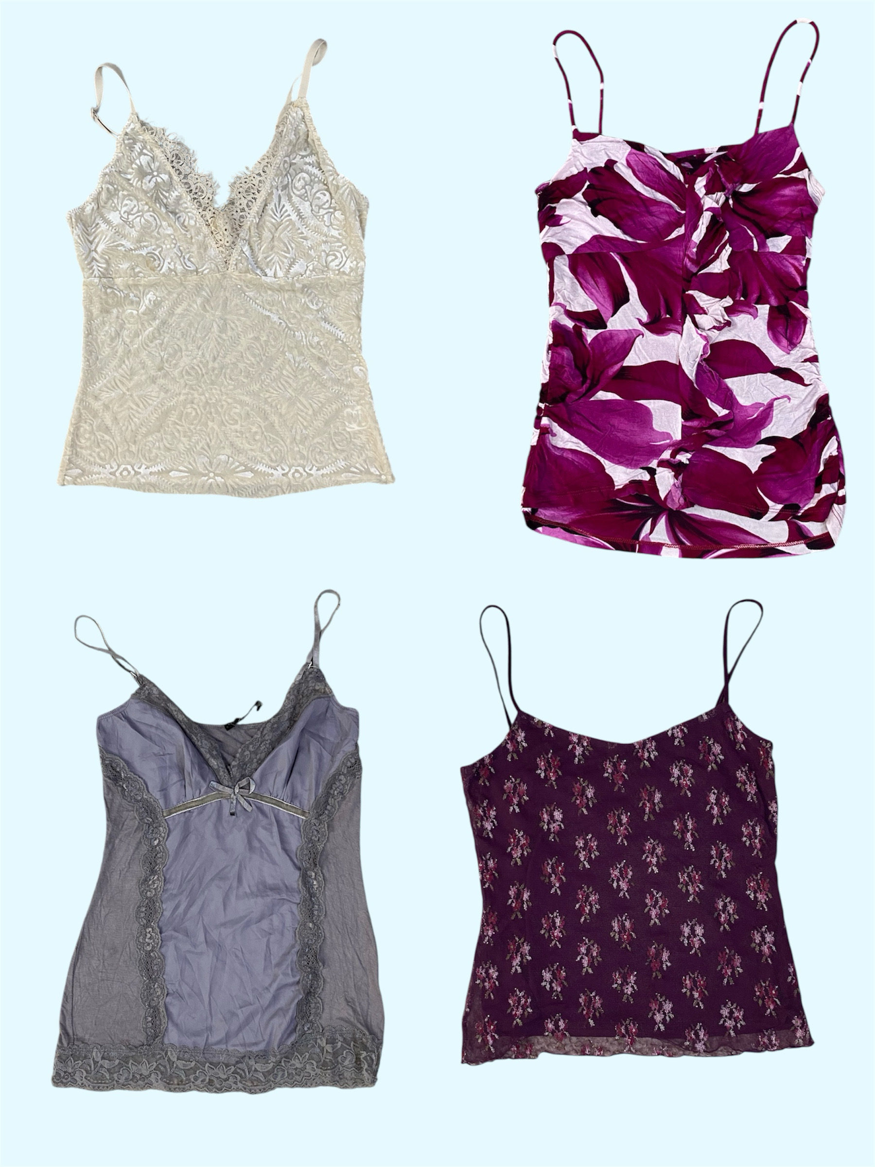 Y2K pretty cami Tops(TS:1253)