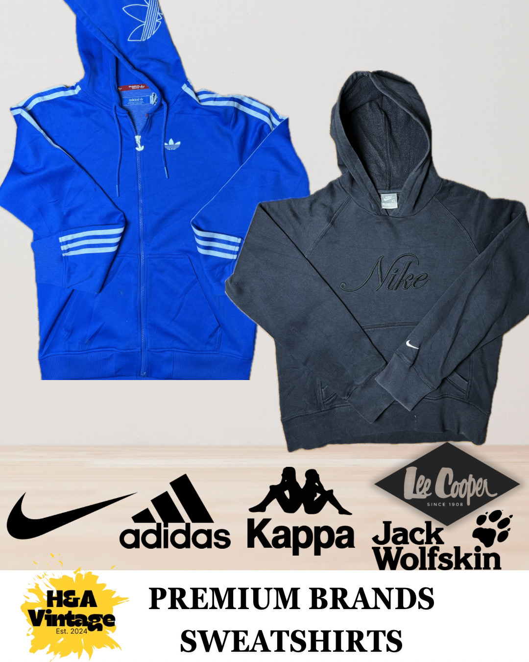 NIKE ADIDAS FELPE
