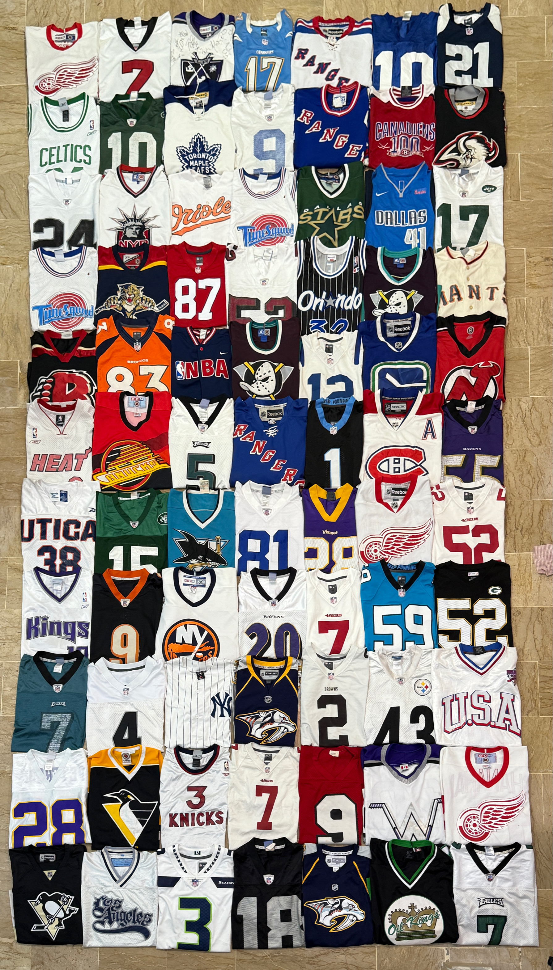 mix sport jersey NFL/ NHL/ CCM