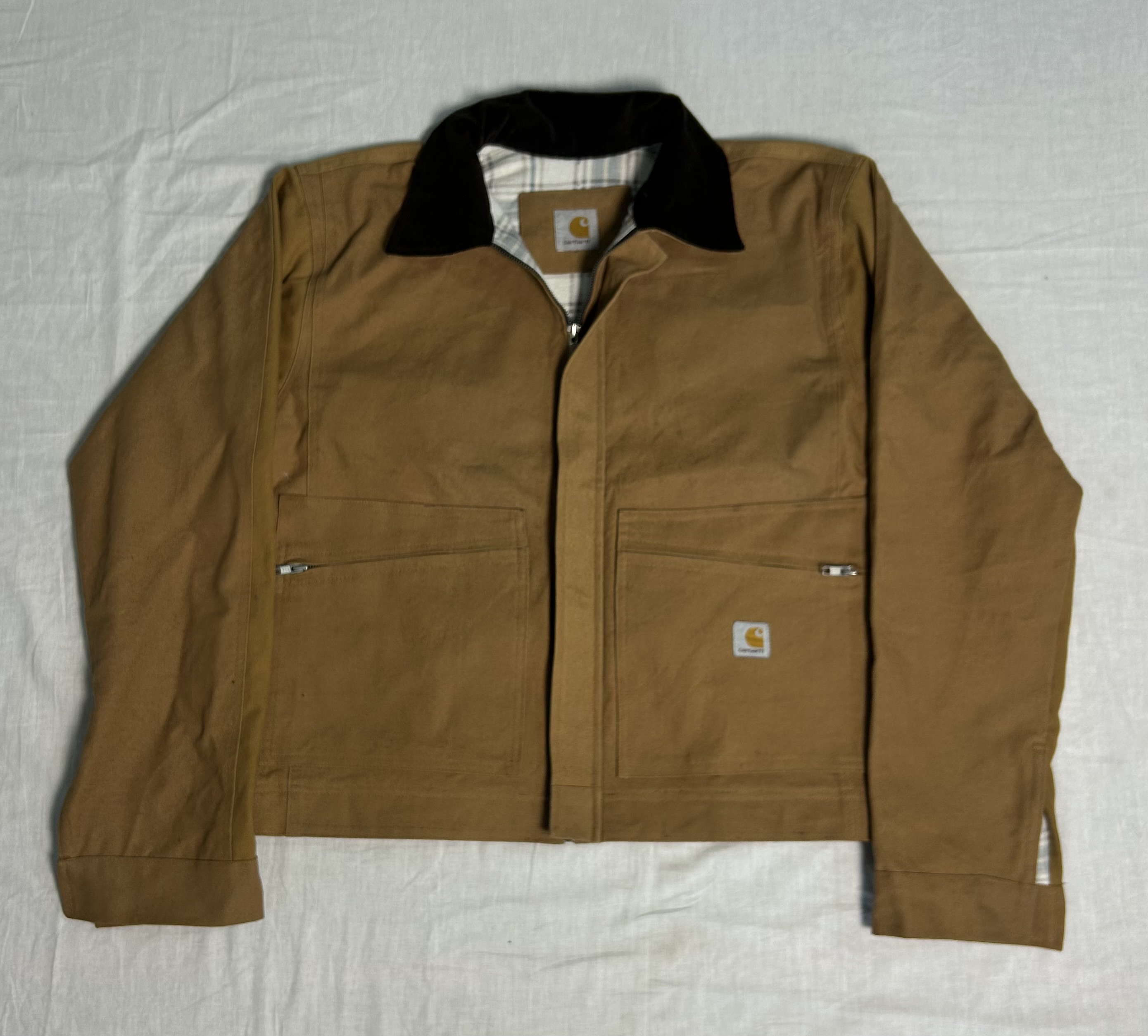 Upcycled Carhartt Boxy Crop Jacket WR_0003