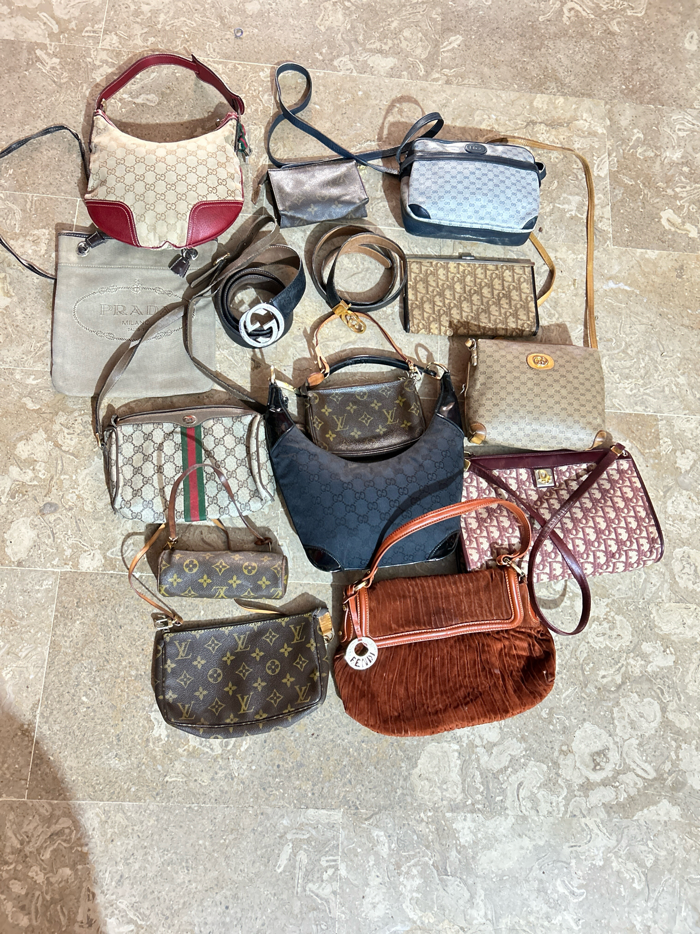 Luxury designer handbags