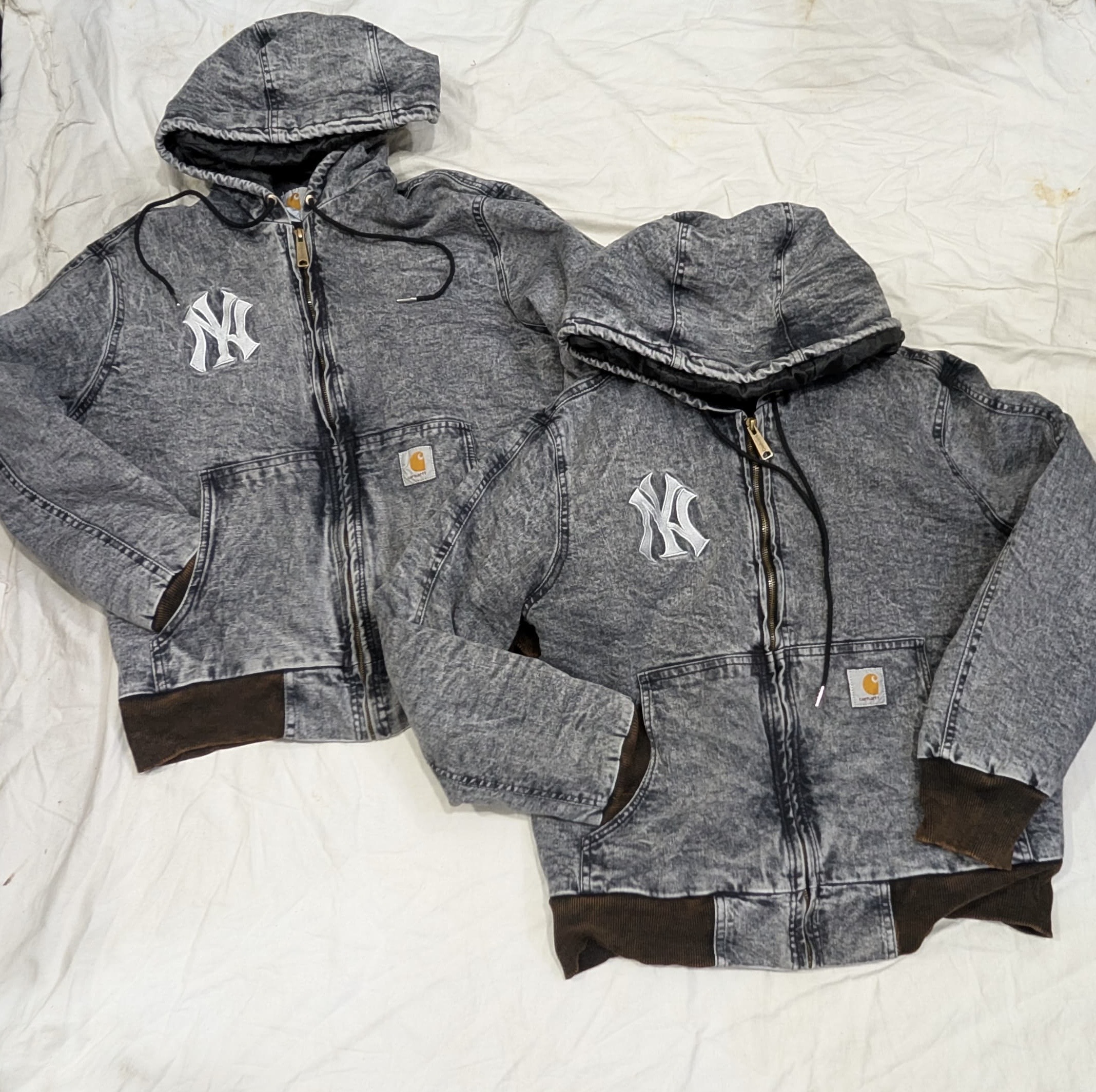 Carhartt X NY Acid wash Rework style jackets