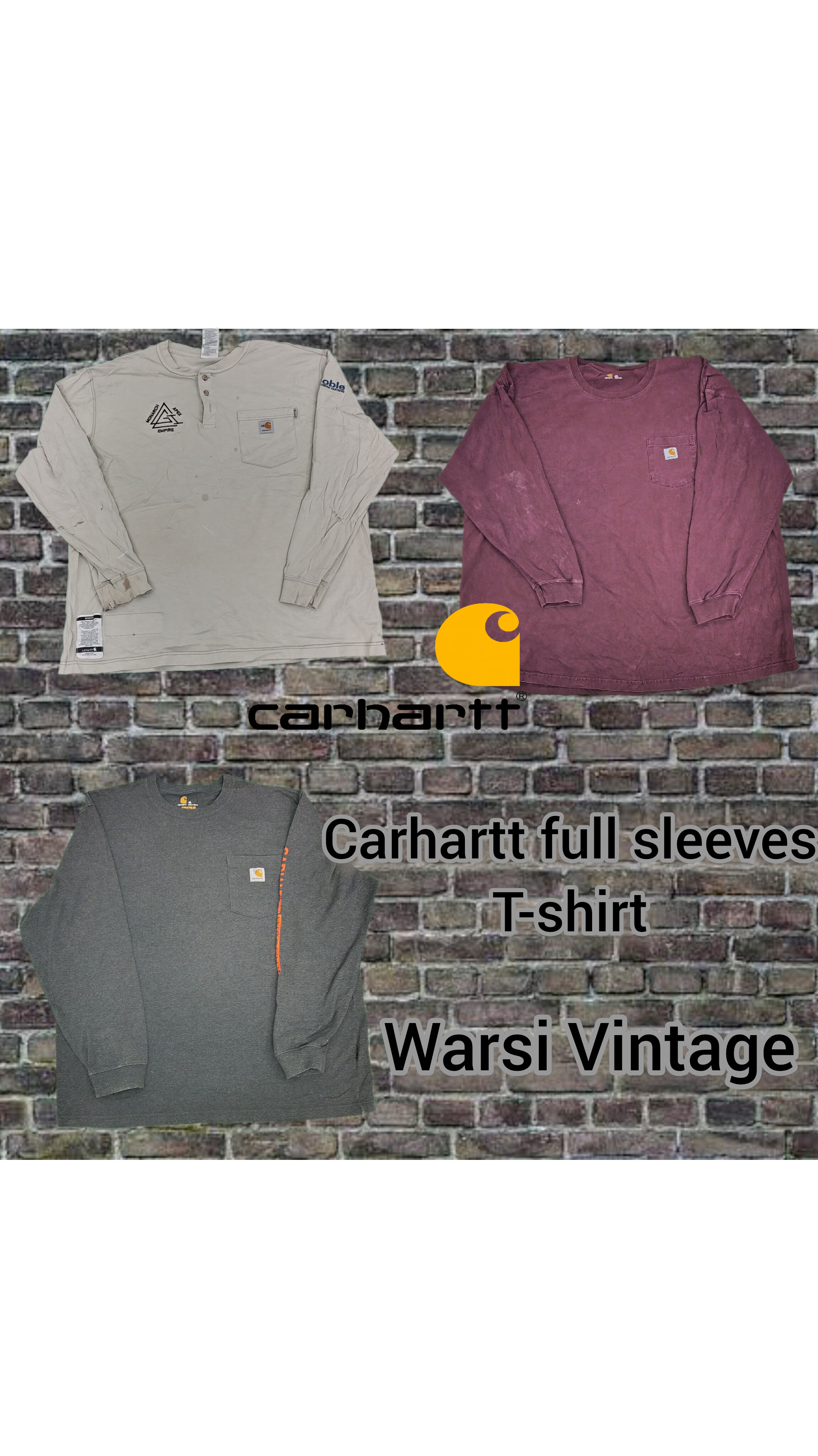 Camisetas de Manga Longa Carhartt | Roupas de Trabalho Autênticas