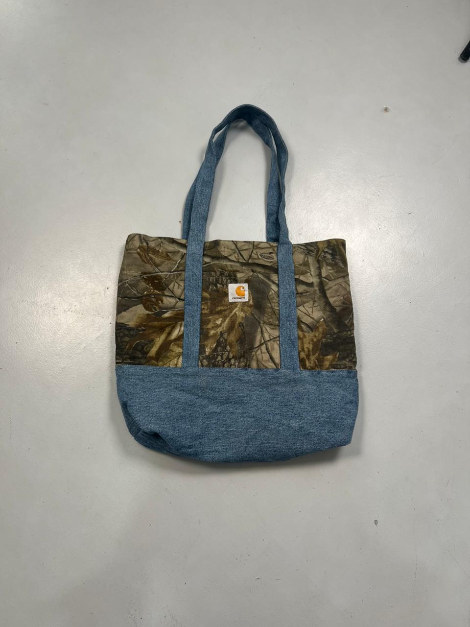 Upcycled Carhartt Real tree Tote Bag