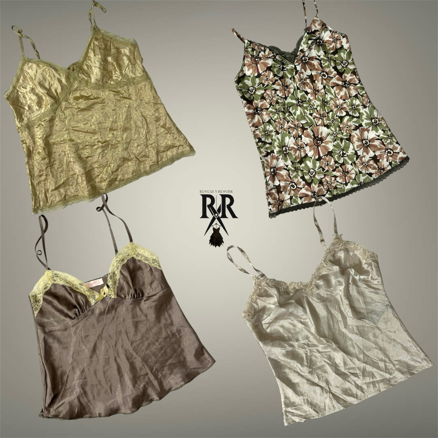 Y2K Soft Girl Era Seidentops (AA-370)