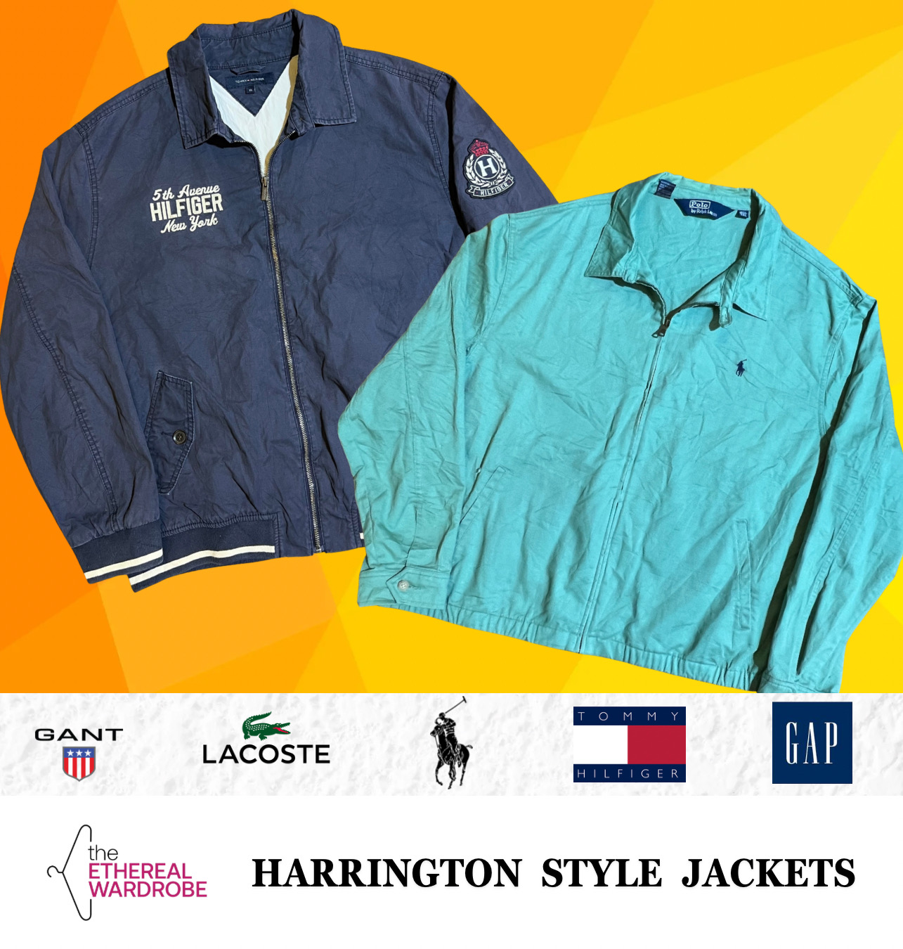 Branded Jackets - Harrington Style