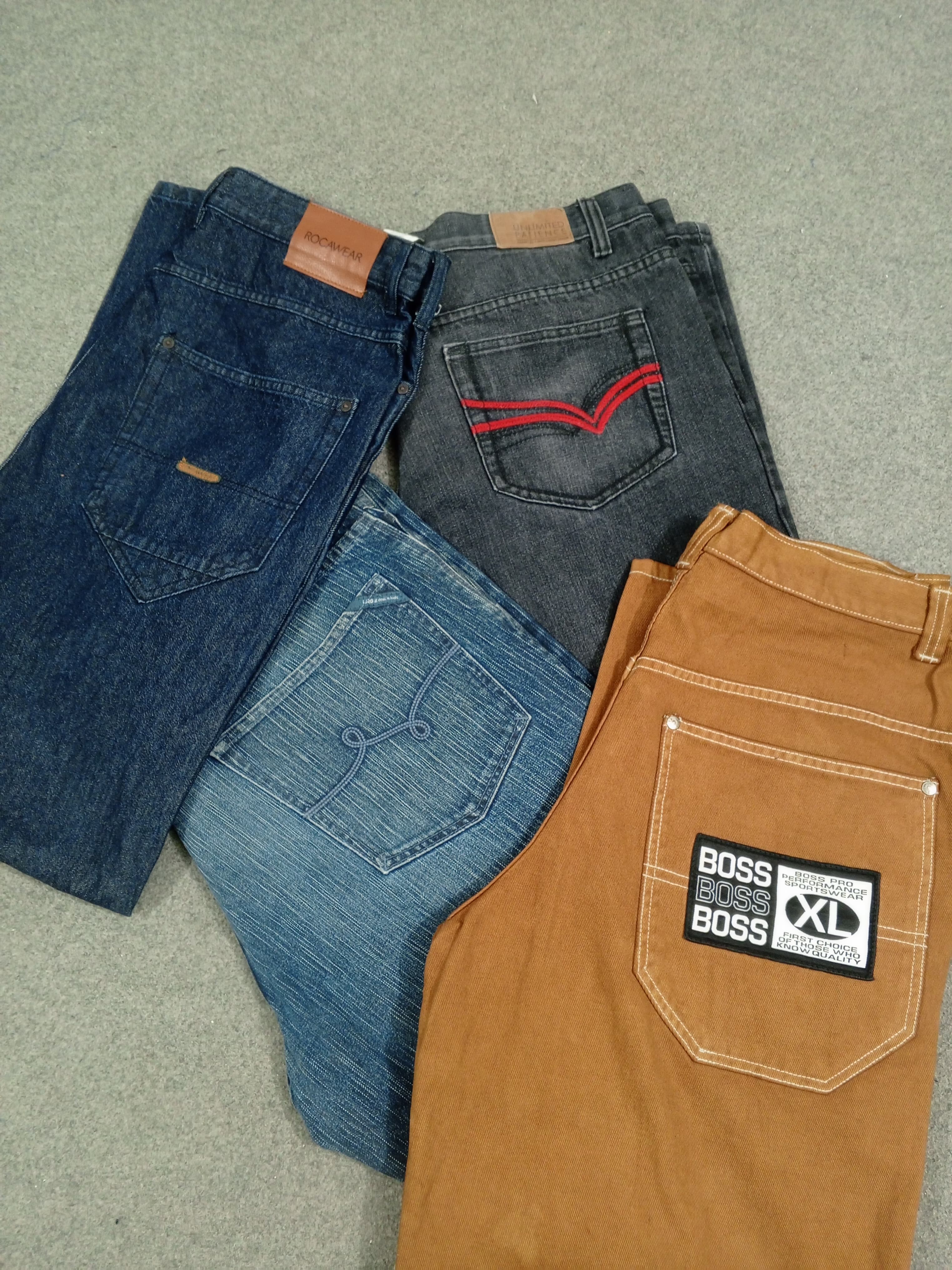 #166 Men Baggy Hiphop Jeans