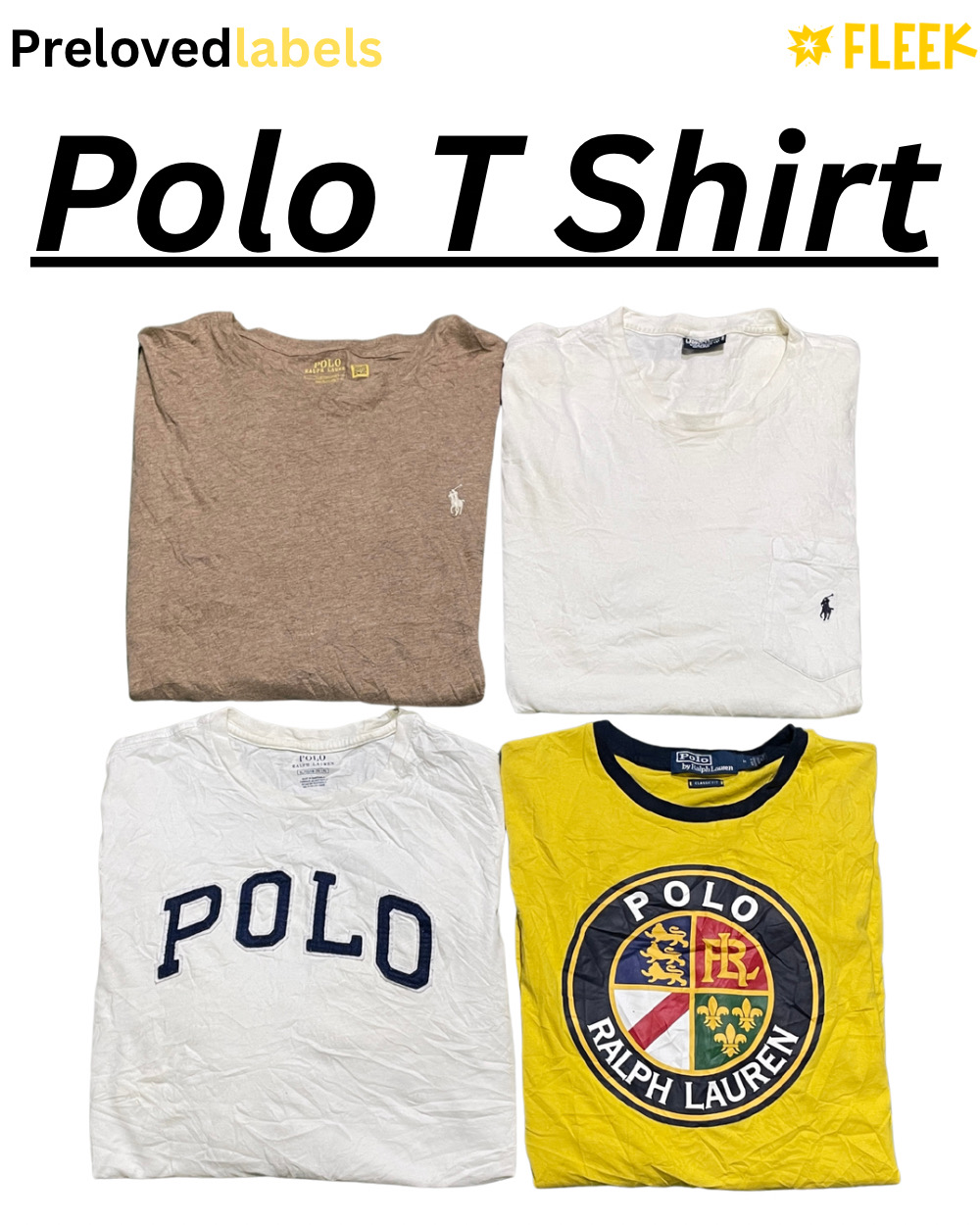 Polo Round Neck T Shirt Bundle (Wcv: 1036)