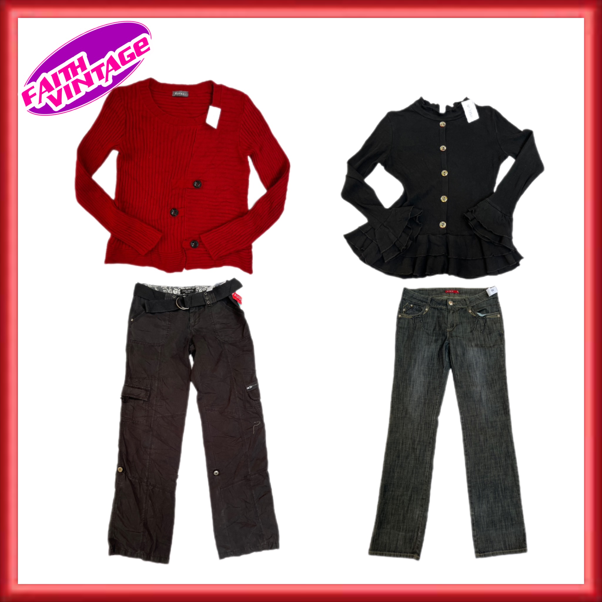 Cozy Coded Sweaters and Jeans Mix (FV-006)