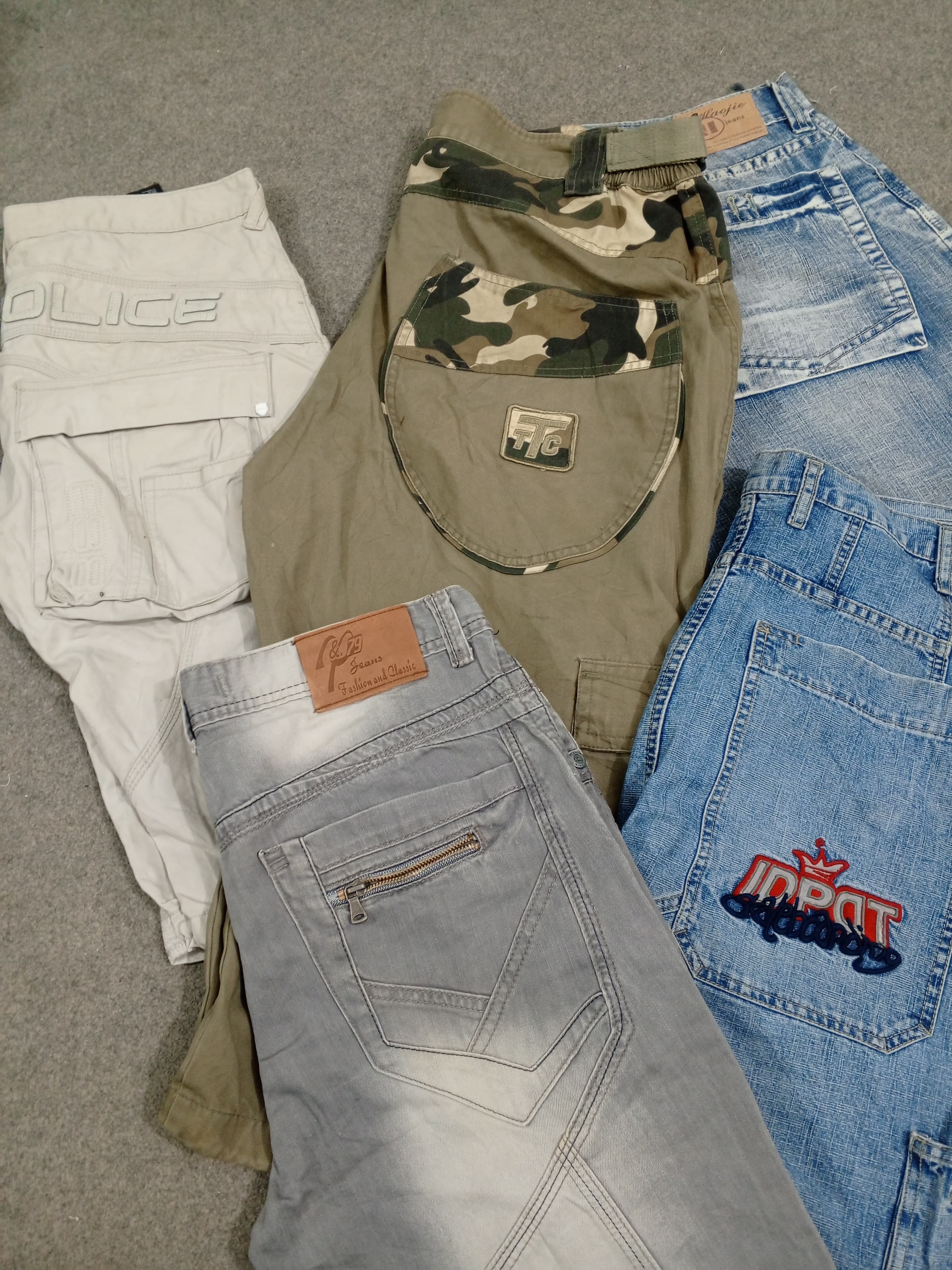 #176 Men Baggy Hiphop Long Shorts