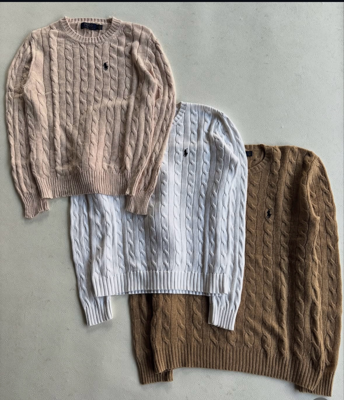 Ralph Lauren en tricot torsadé