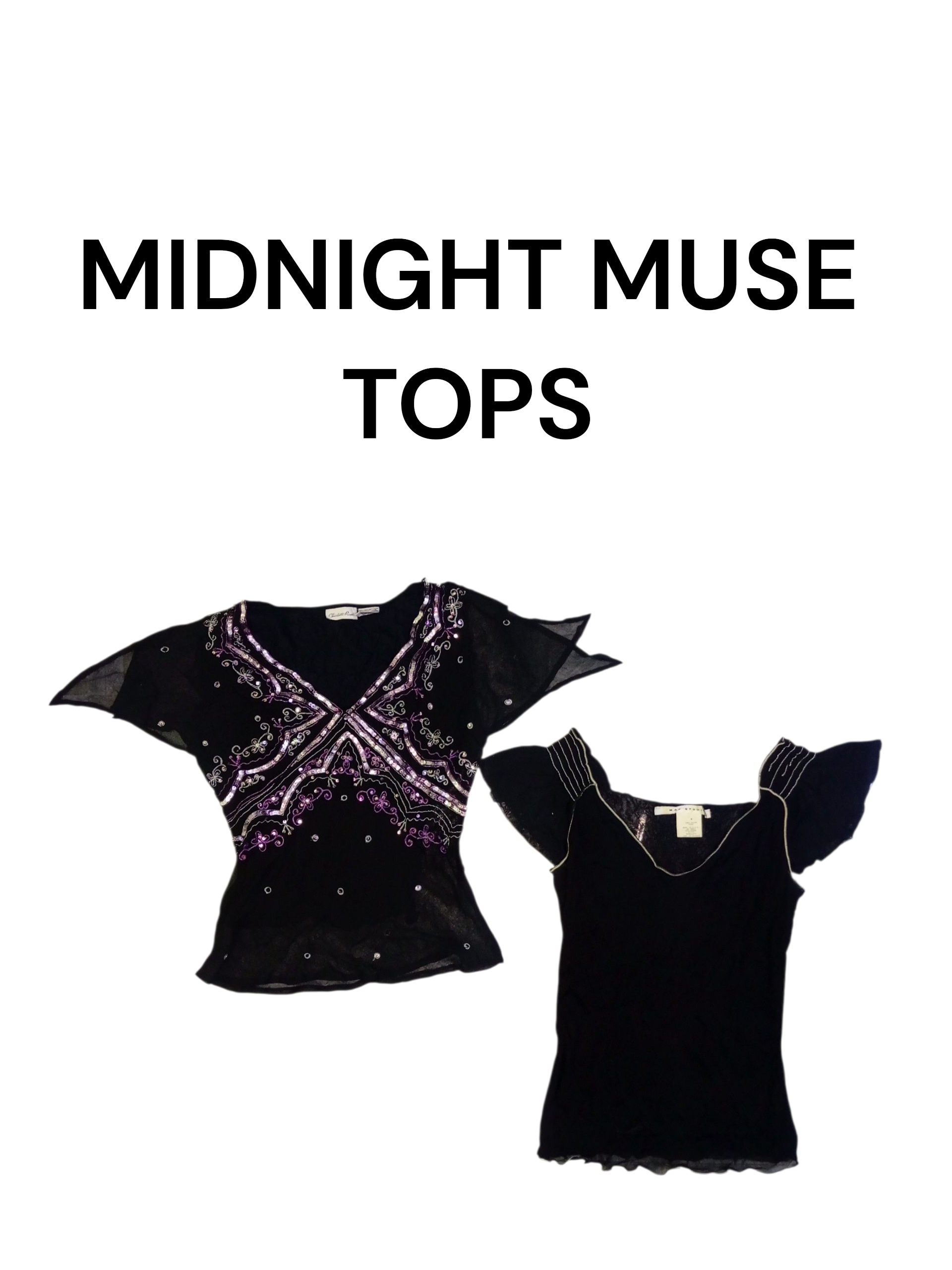 Midnight Muse tops