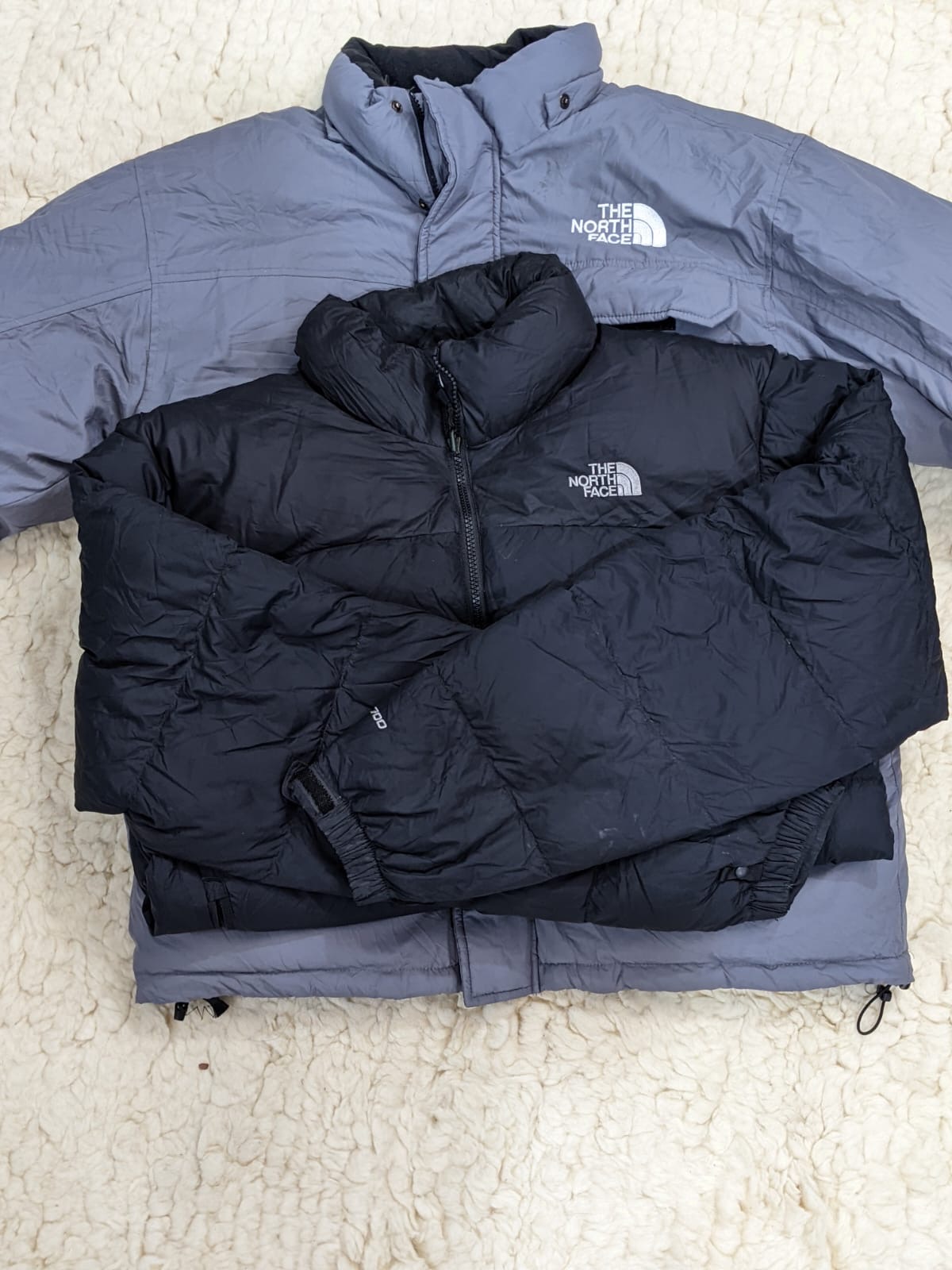 Les vestes The North Face