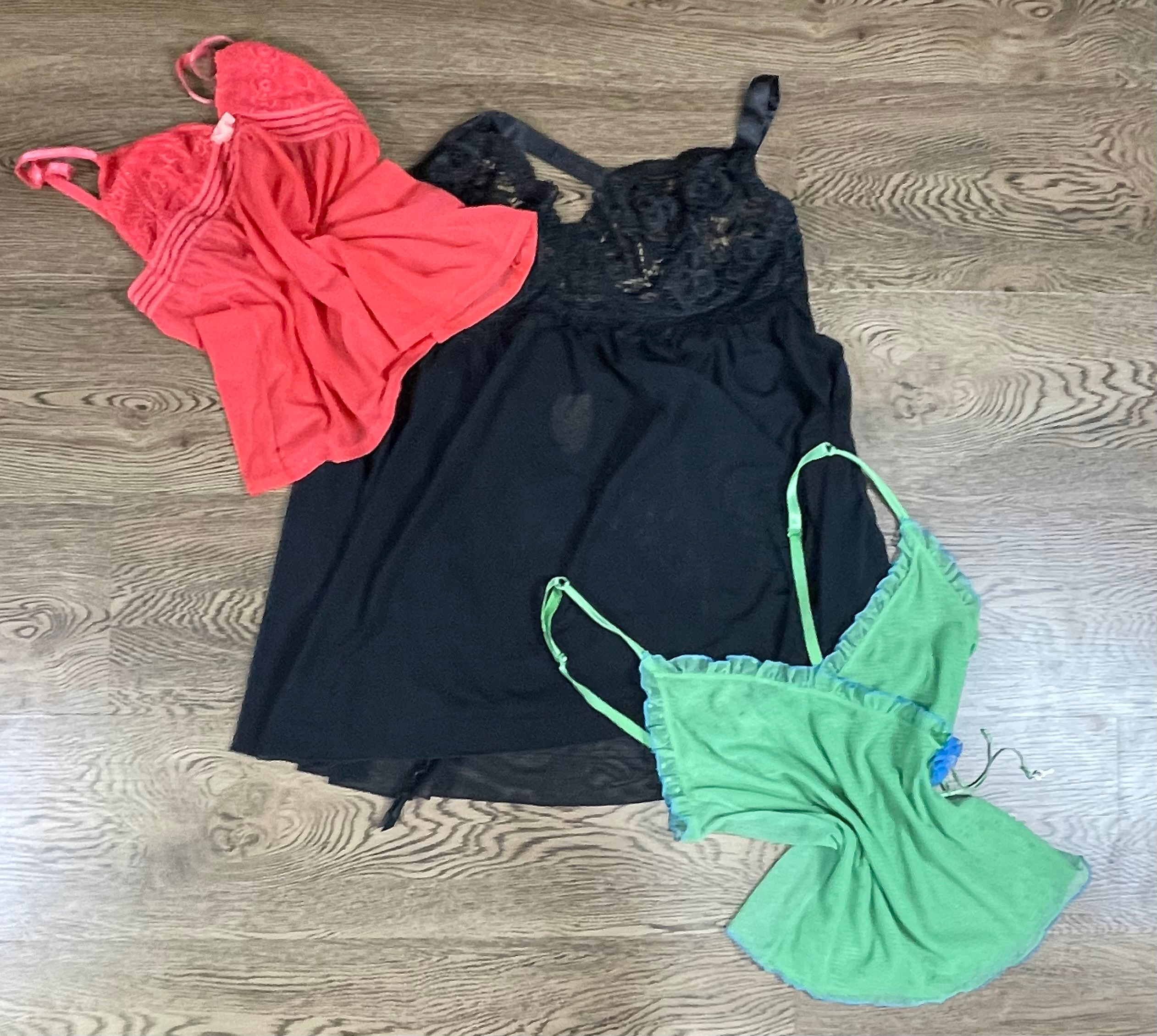 Cami and lingerie top