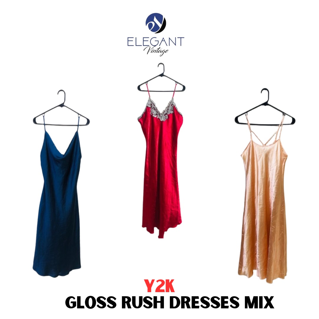 Y2K Gloss Rush Dresses Mix - EV01175