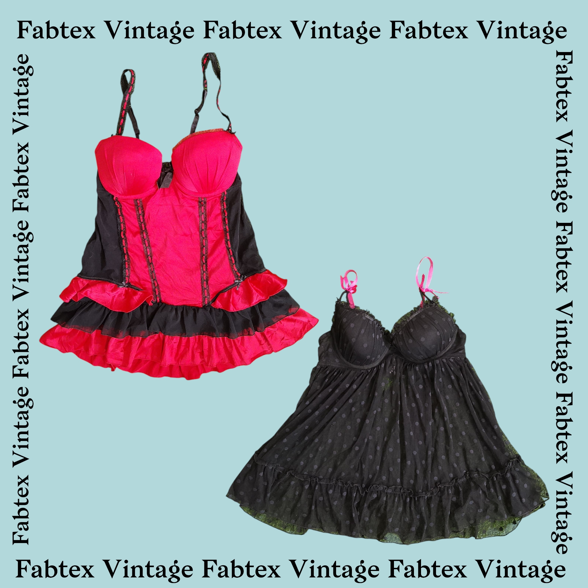 (FV-259) Tops de boneca gótica