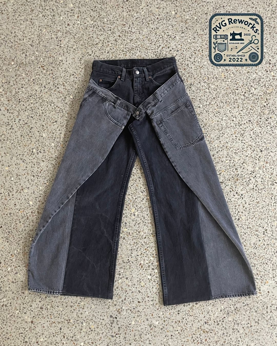 Upcycled Double Wrapped Pants