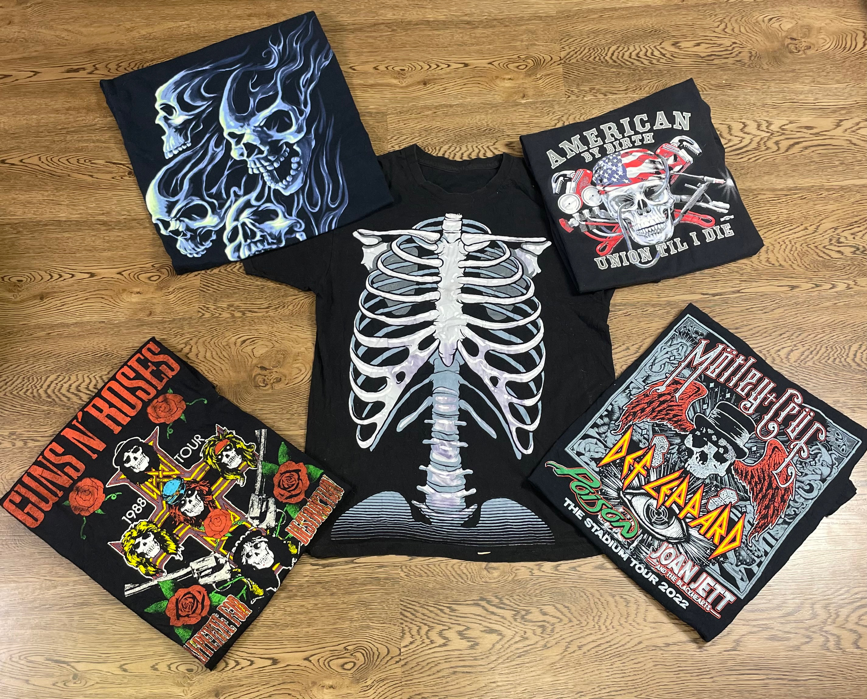 Skelettdruck T-Shirt (14)