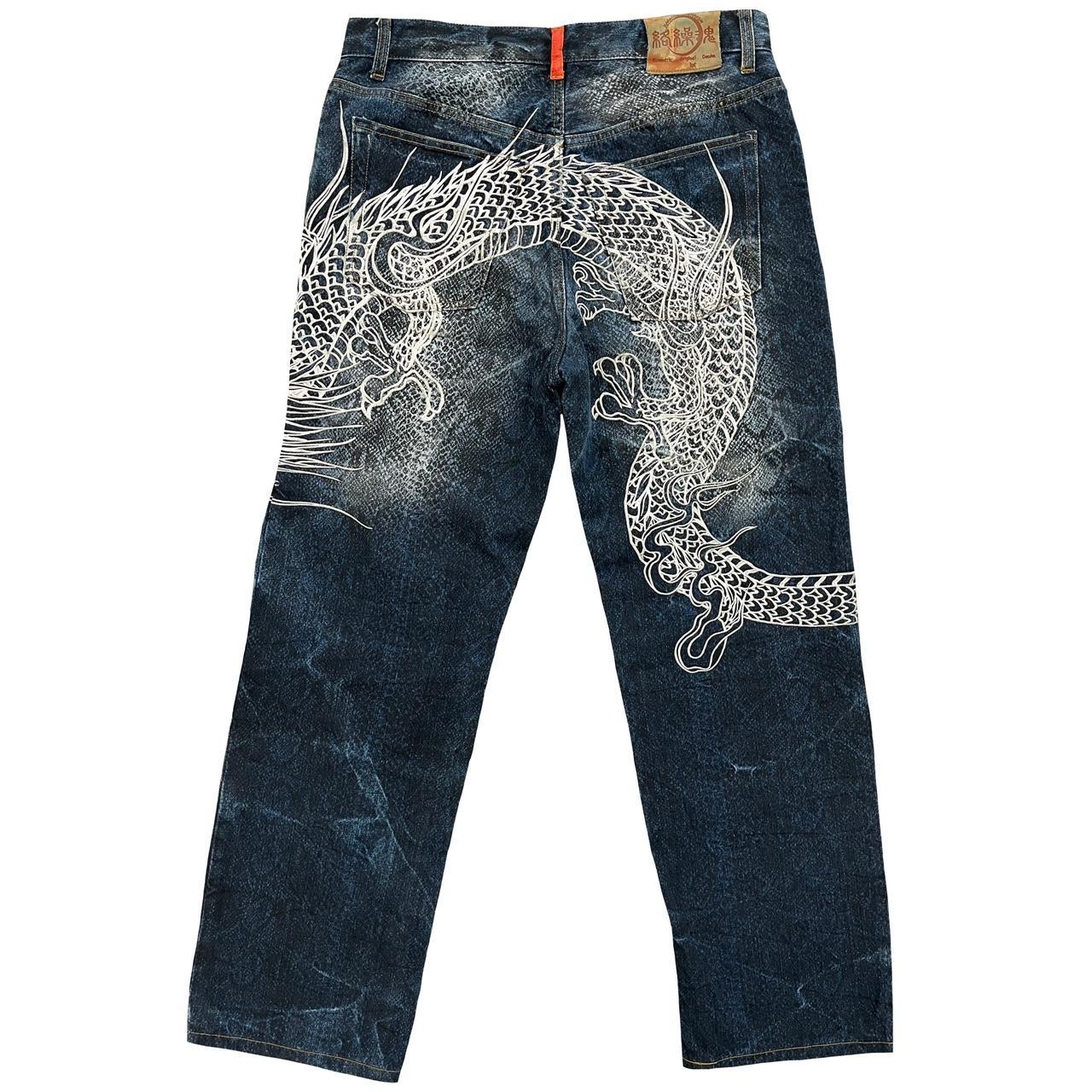 Jeans ricamati giapponesi y2k 50 pezzi