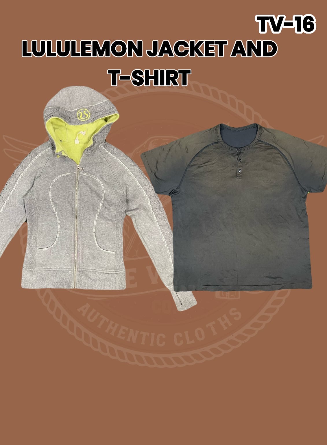 LULULEMON Jacke und T-Shirt Tv-16