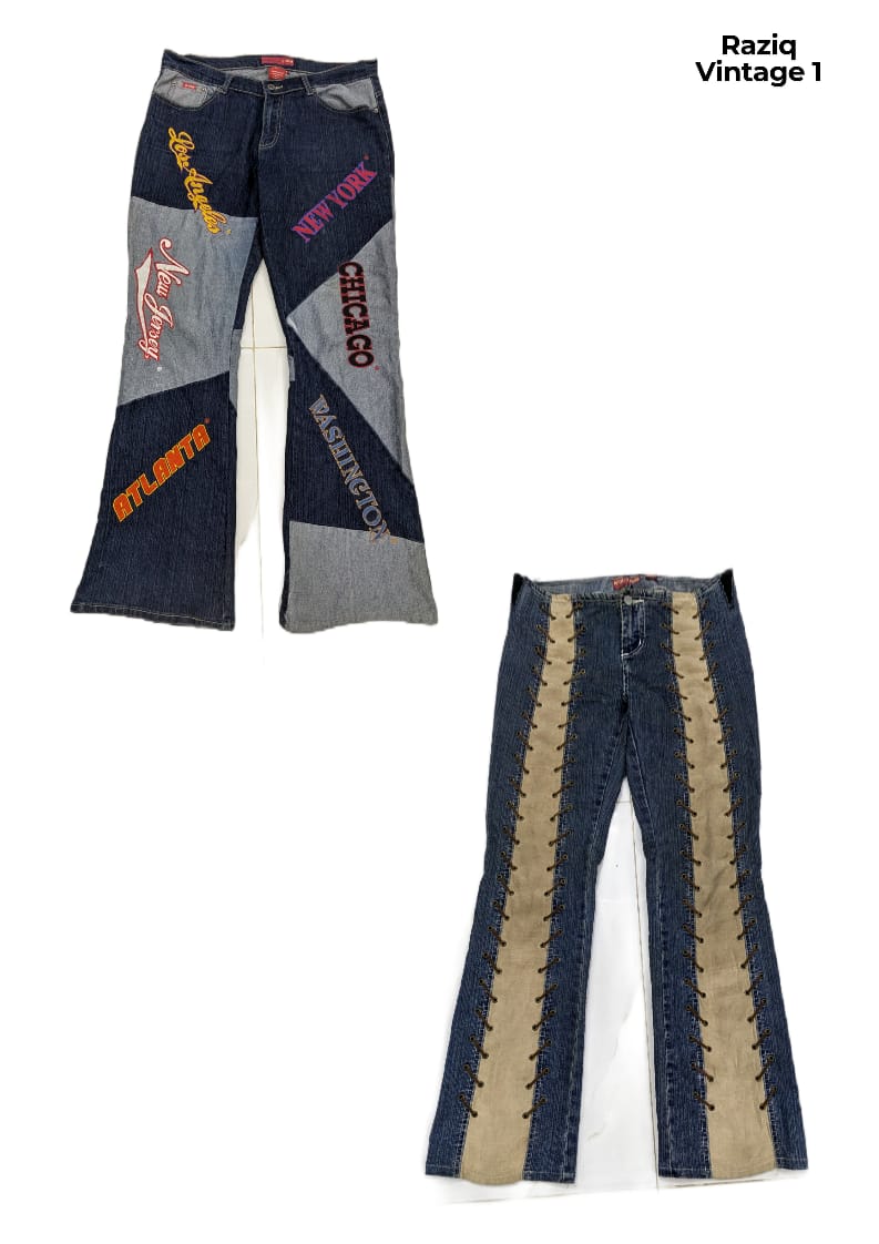 Y2K Women Bootcut Jeans