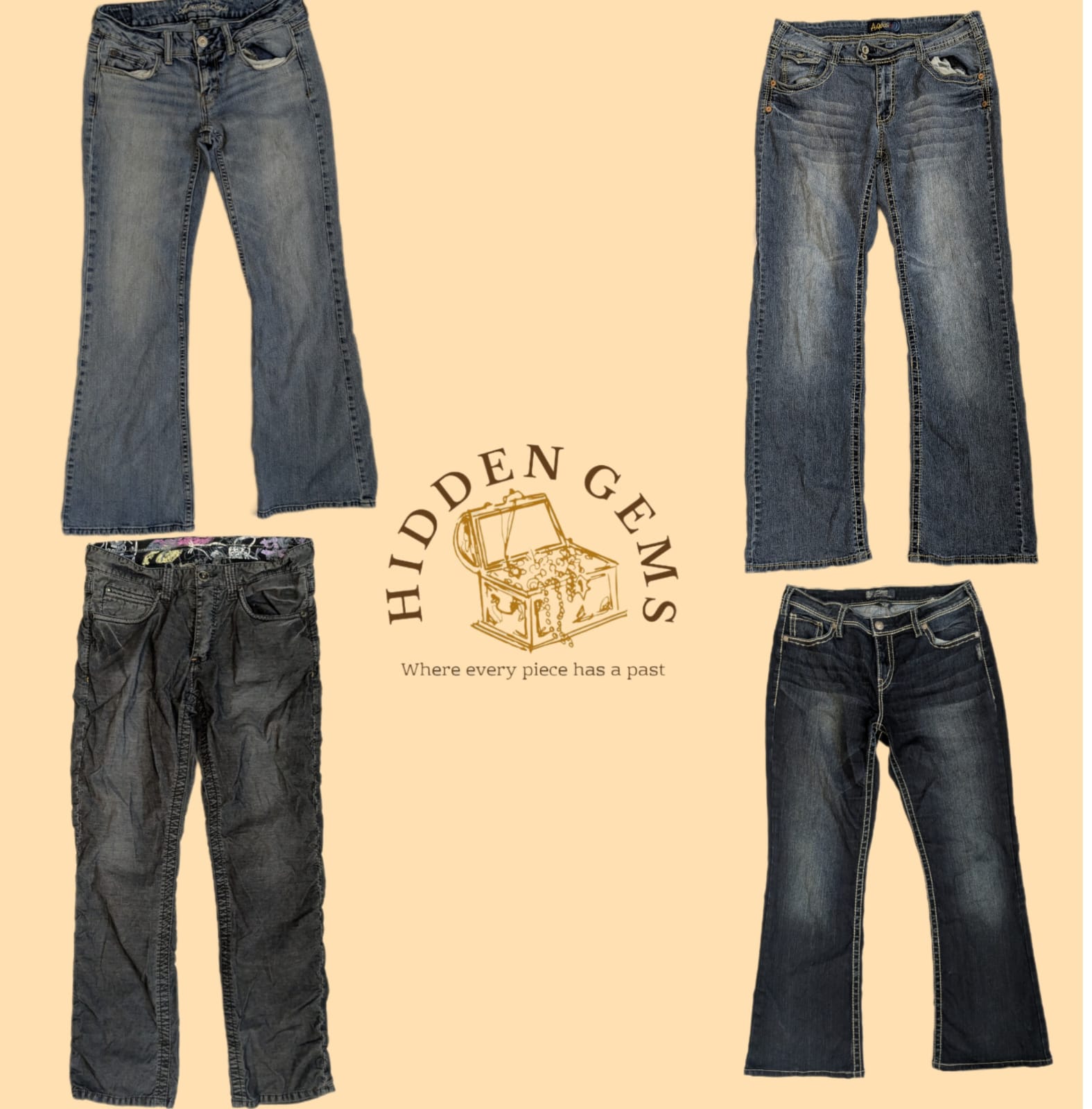 Jean bootcut Y2K (HG-058)
