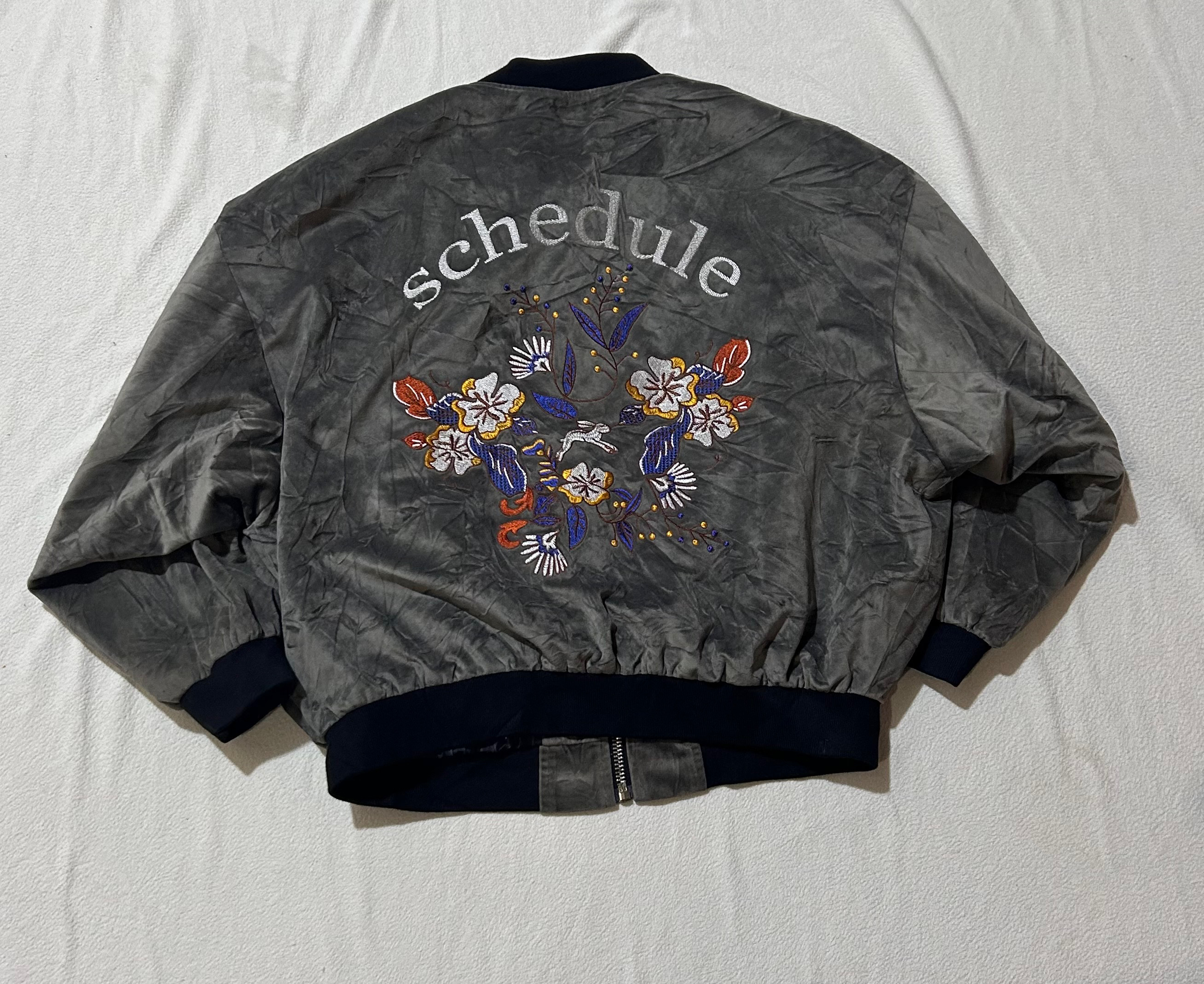 Embroidery velvet jacket