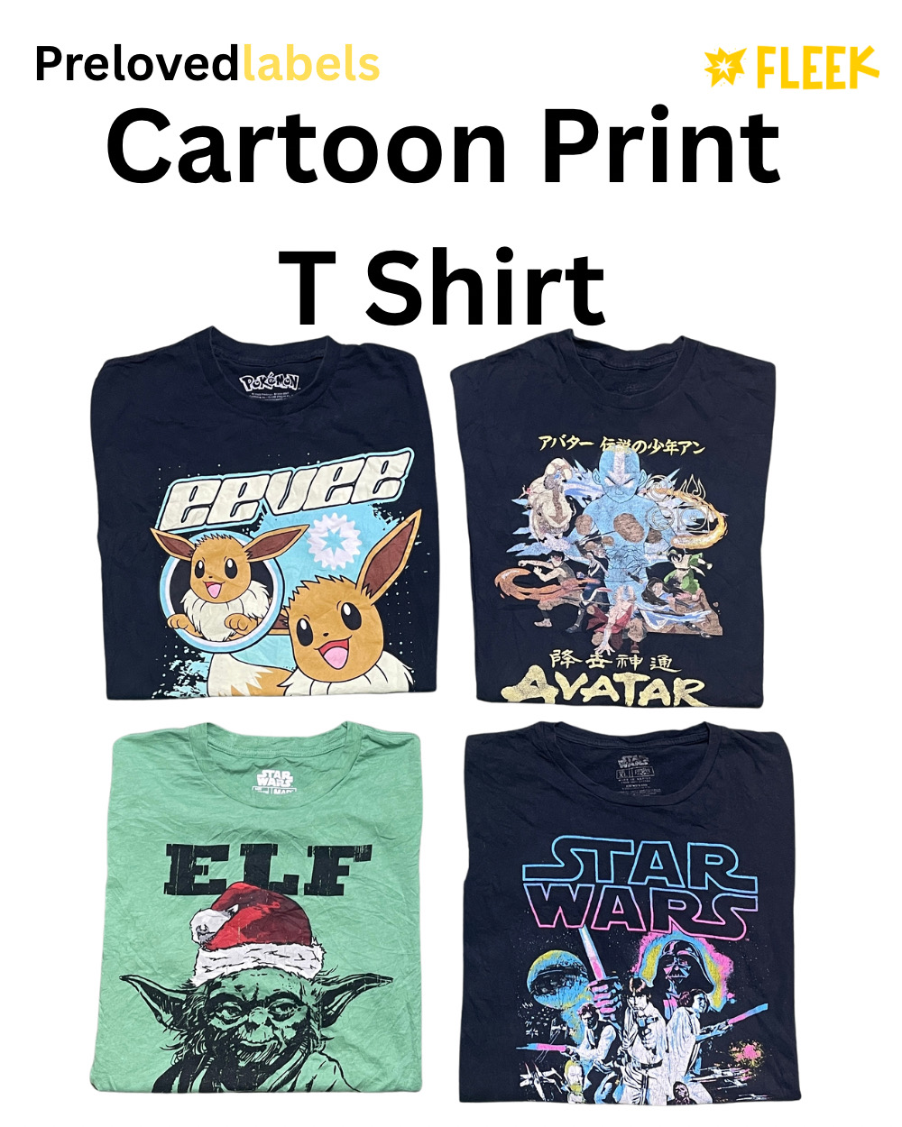 Cartoon Print T Shirt (1083)