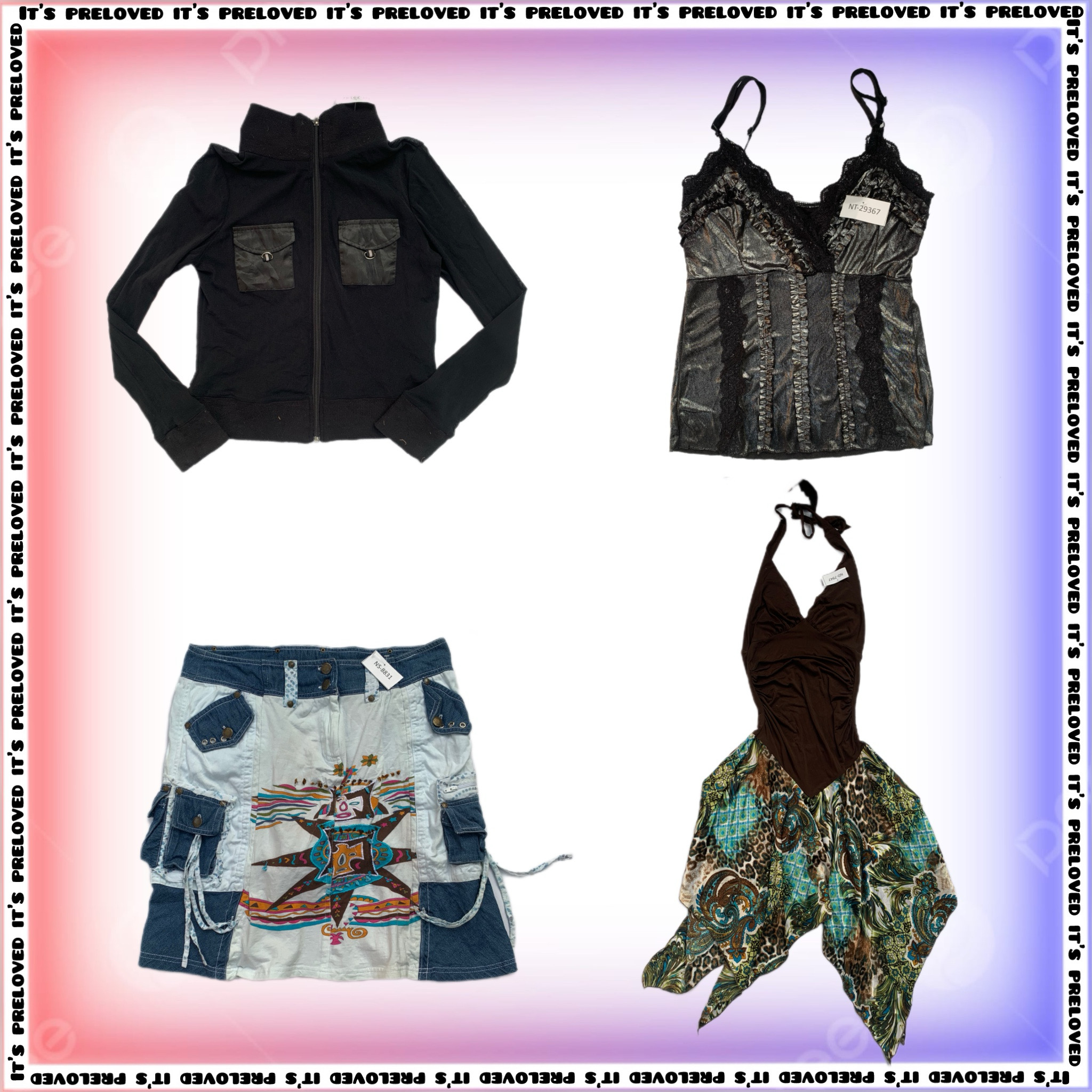 Rebel Doll Wardrobe - tops, skirts and dresses (SS-1532)