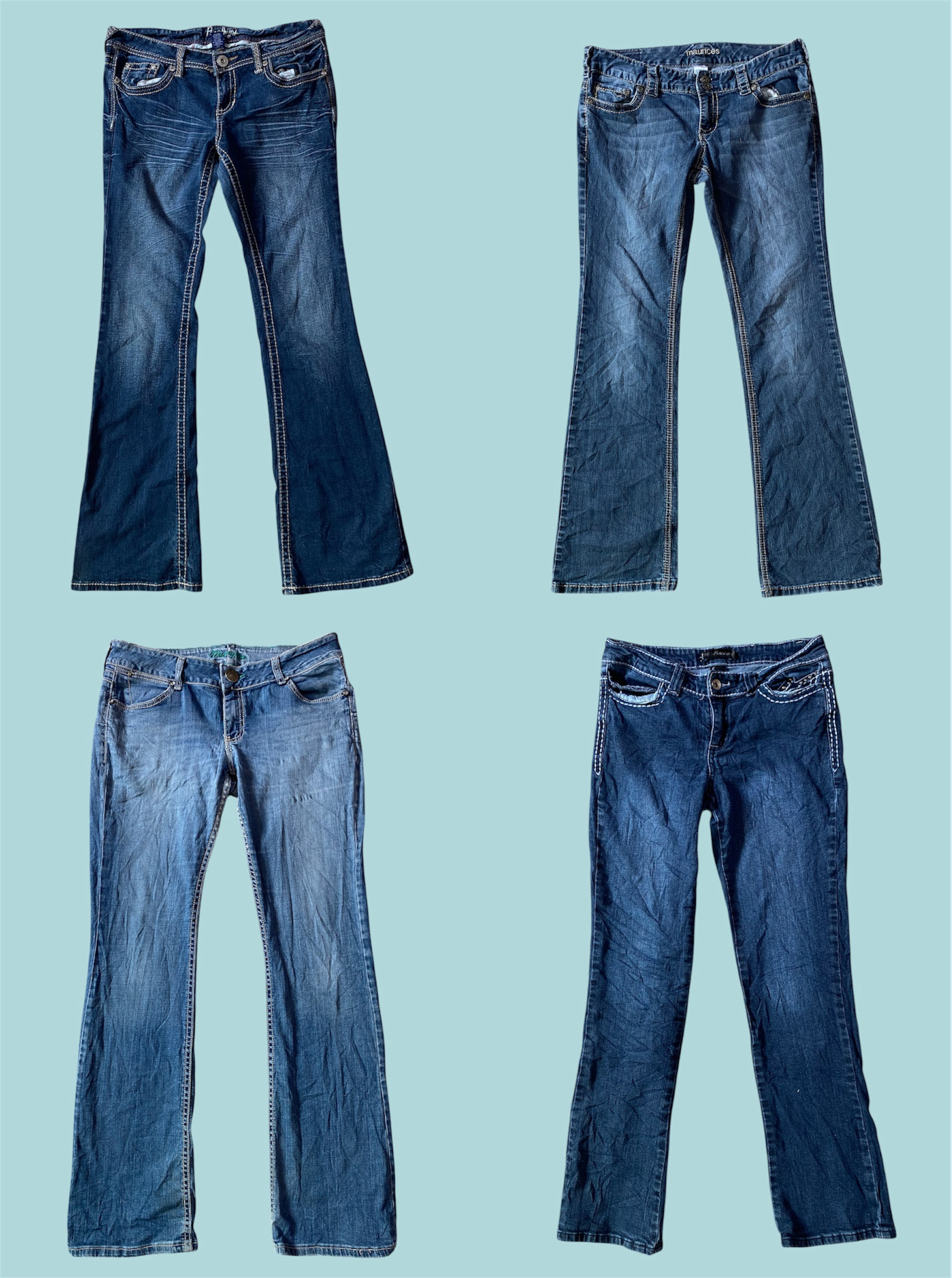 ヴィンテージ 2000年代 フレア デニム ジーンズ (TS-1283)