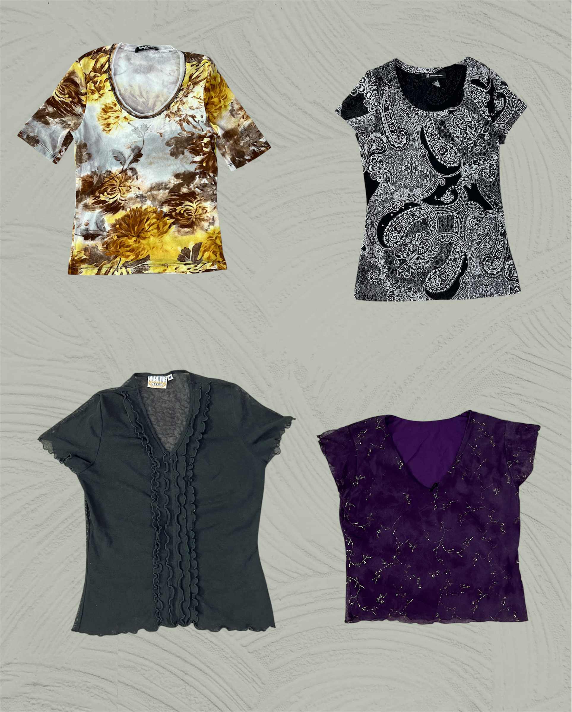 Y2K Mode-Renaissance: Eine Kollektion von Oberteilen (TS-1273)