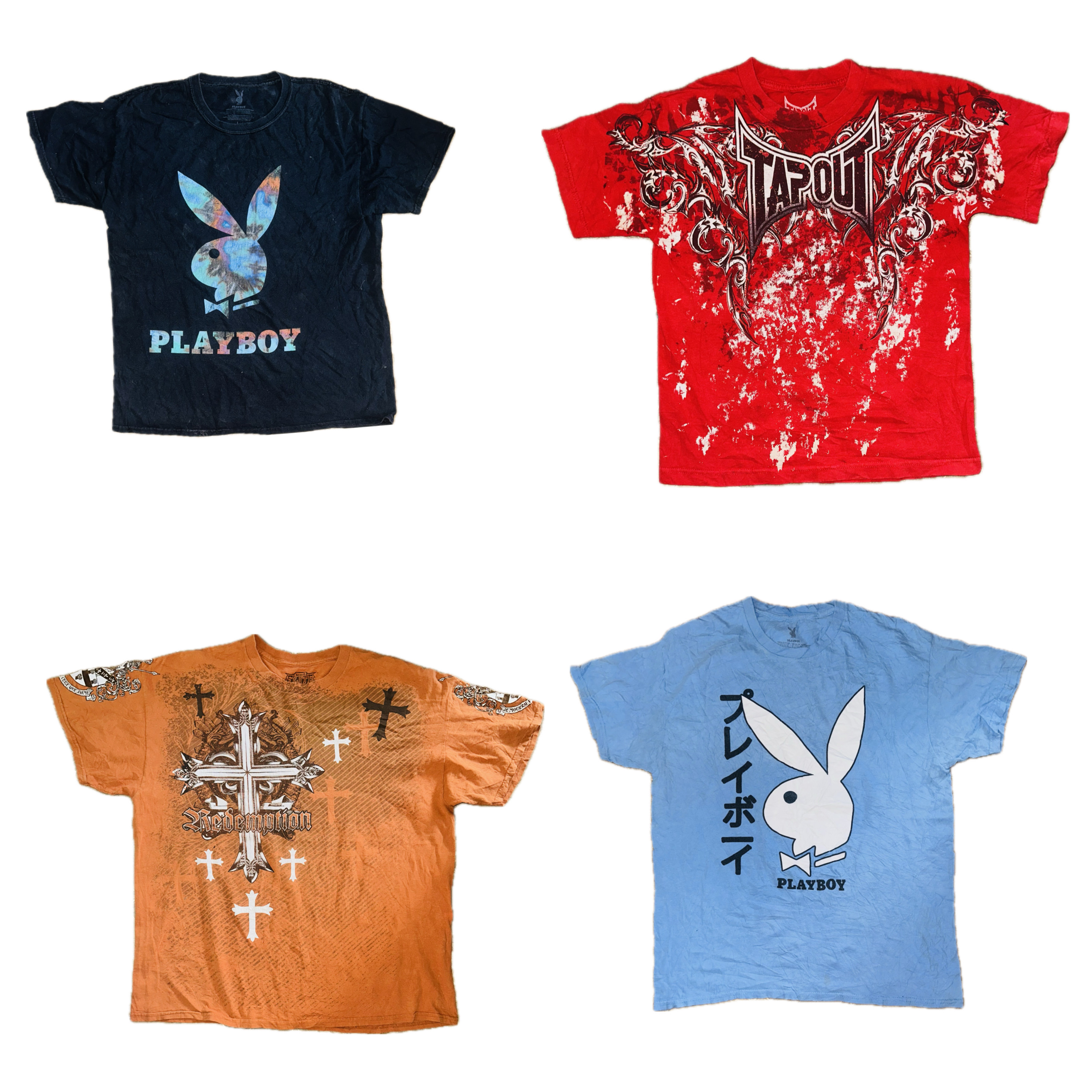 T-shirts Affliction et Playboy