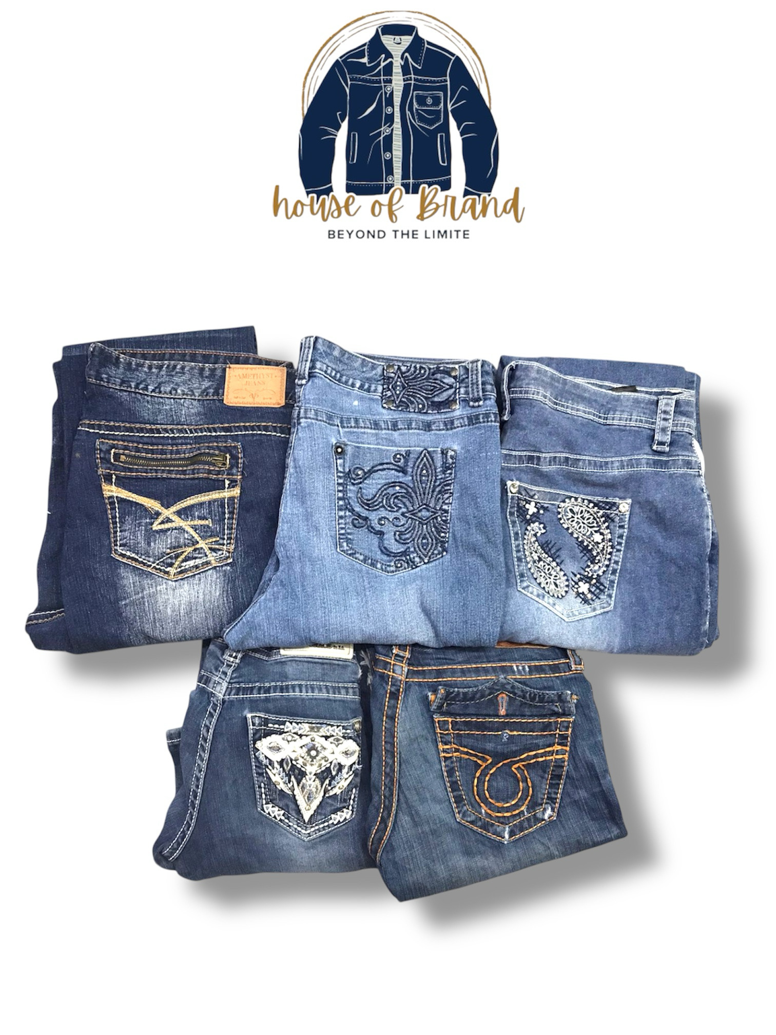 Jeans flare di liquidazione