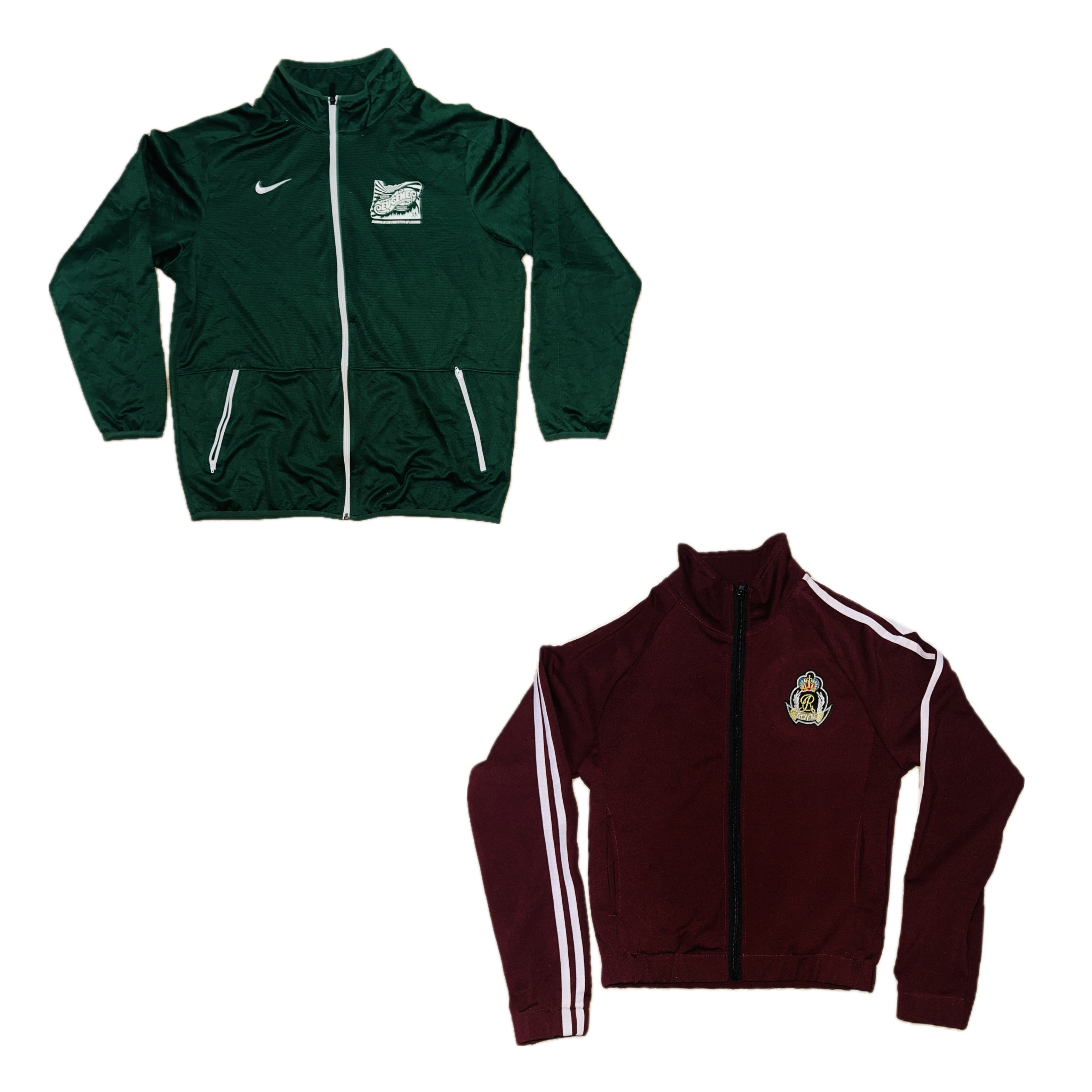 Nike And Adidas Track jackets