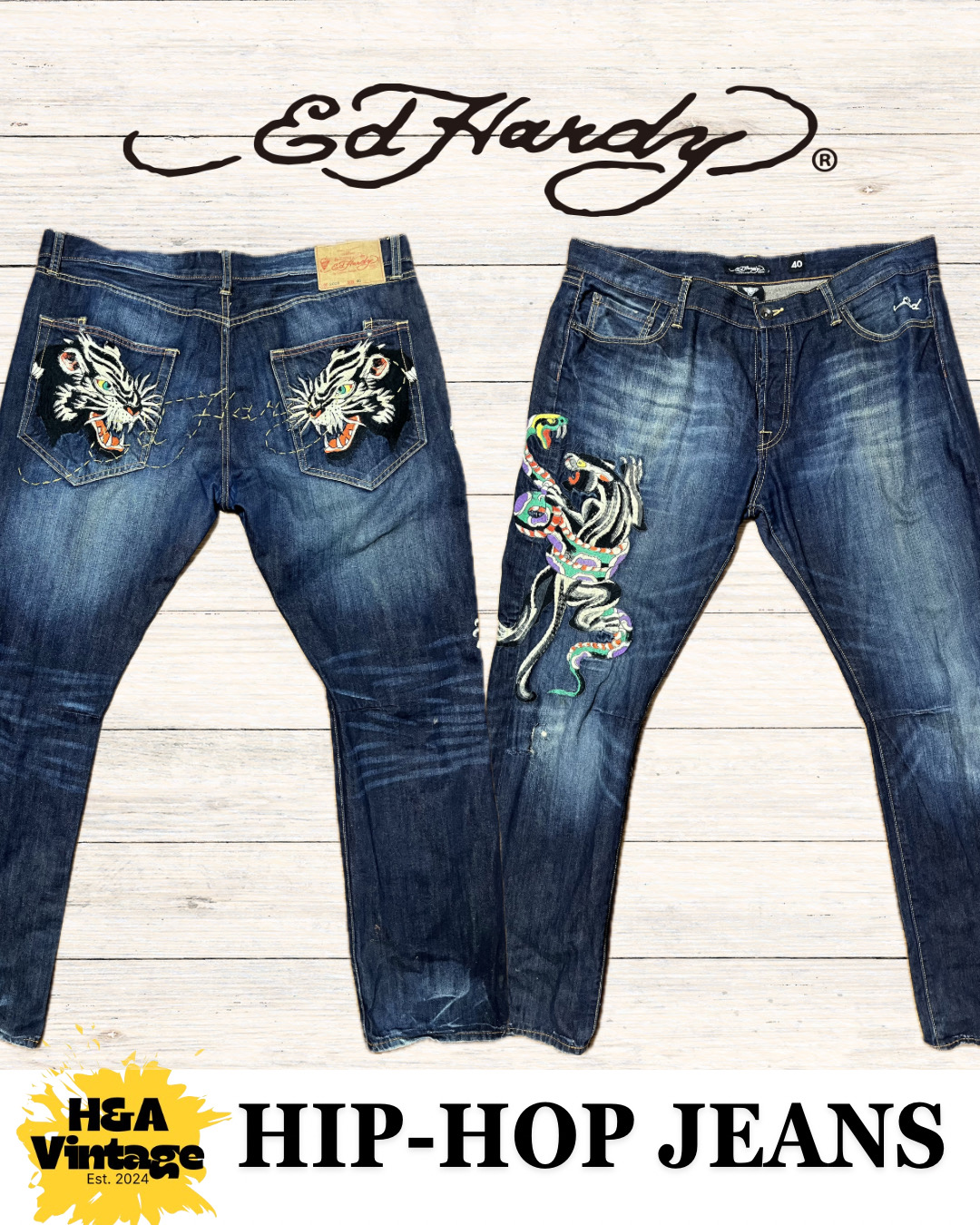 Hip Hop Jeans Inc Ed Hardy