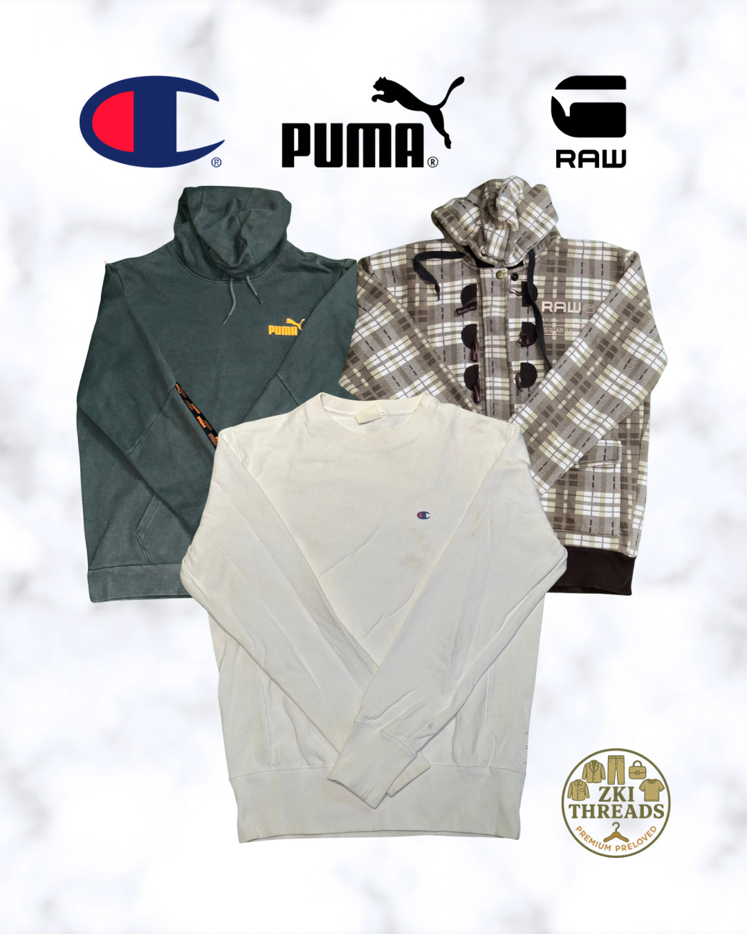 G-Star Champion Puma Tommy Hilfiger Dickies Sweatshirts (E61)