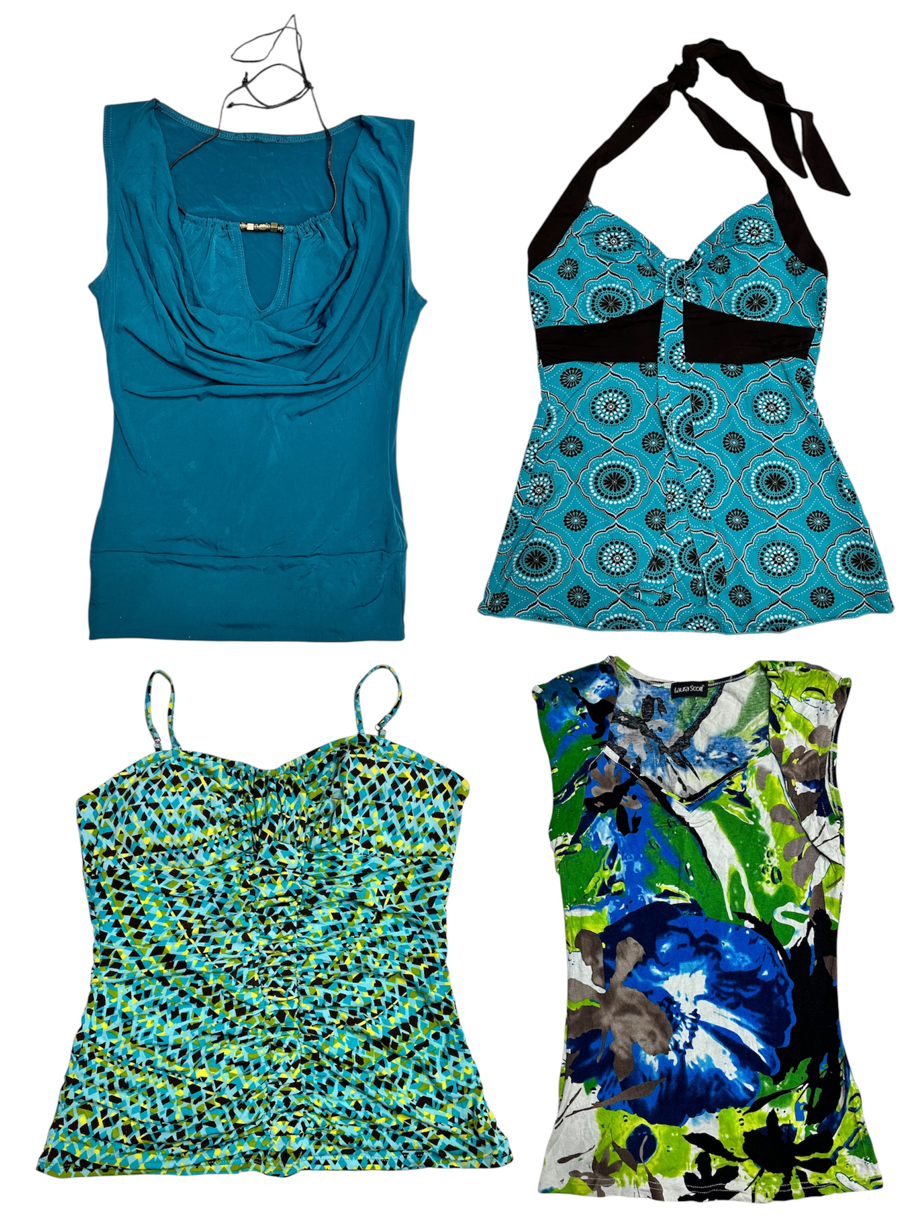 Y2K Style Tops Ozeanfarben: TT-034