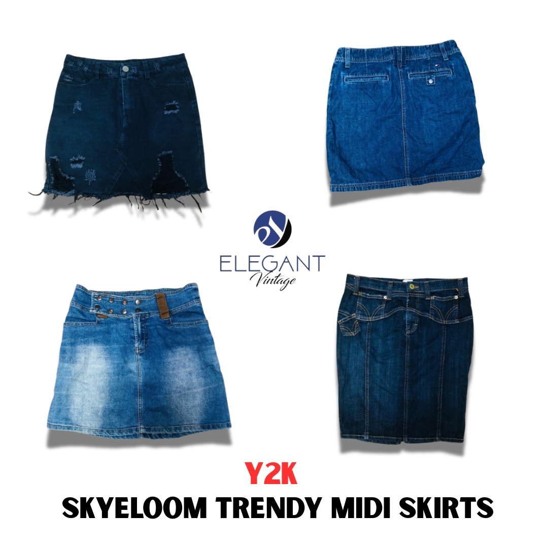 Y2K Skyeloom Trendy Midi Skirts - EV01100