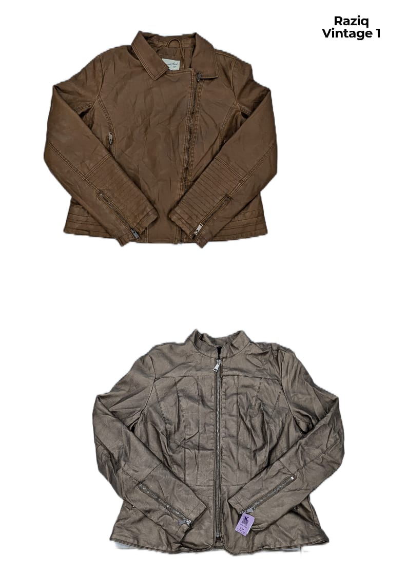 Jaquetas de Couro com Zíper