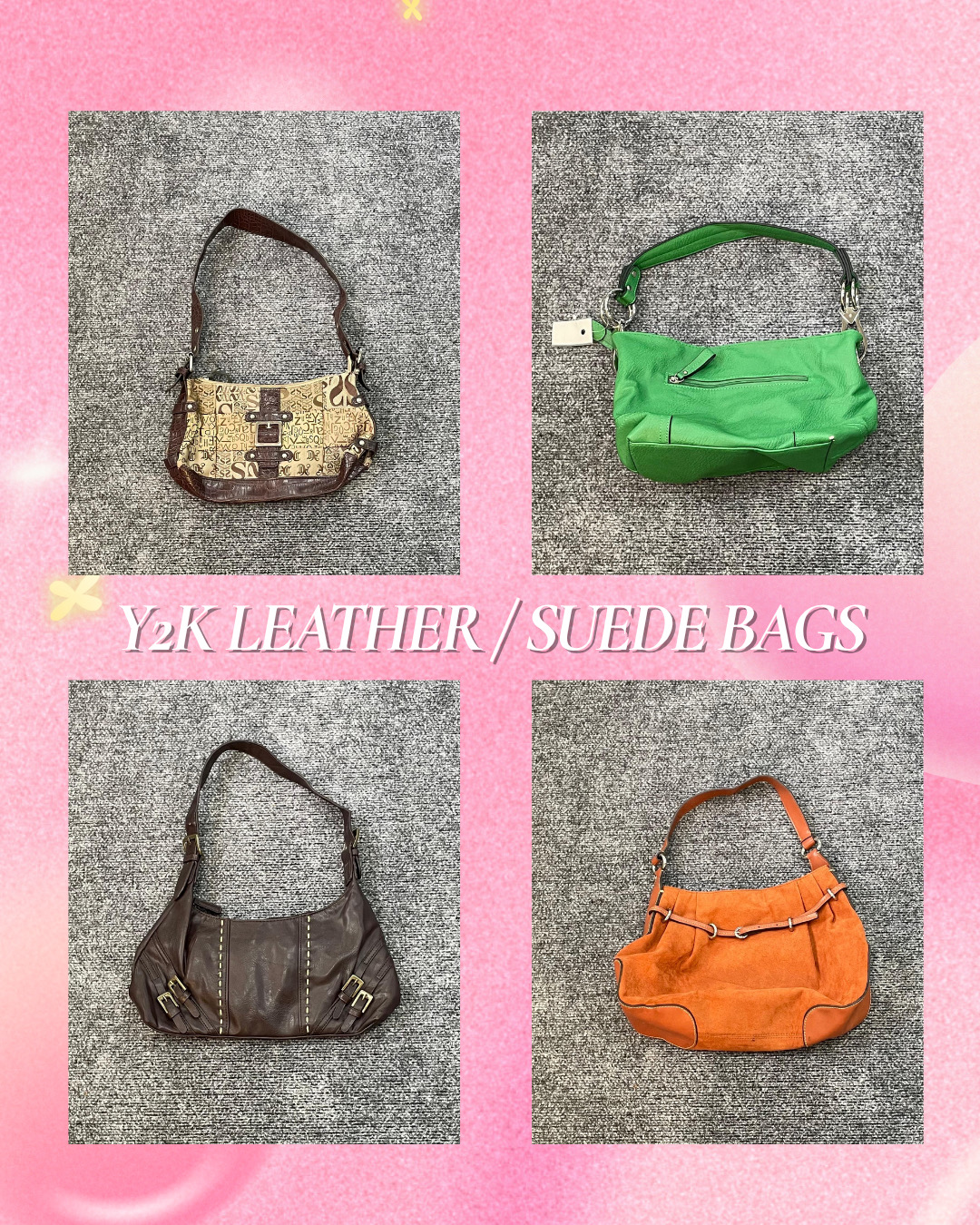 Y2K Bags : Leather and Suede