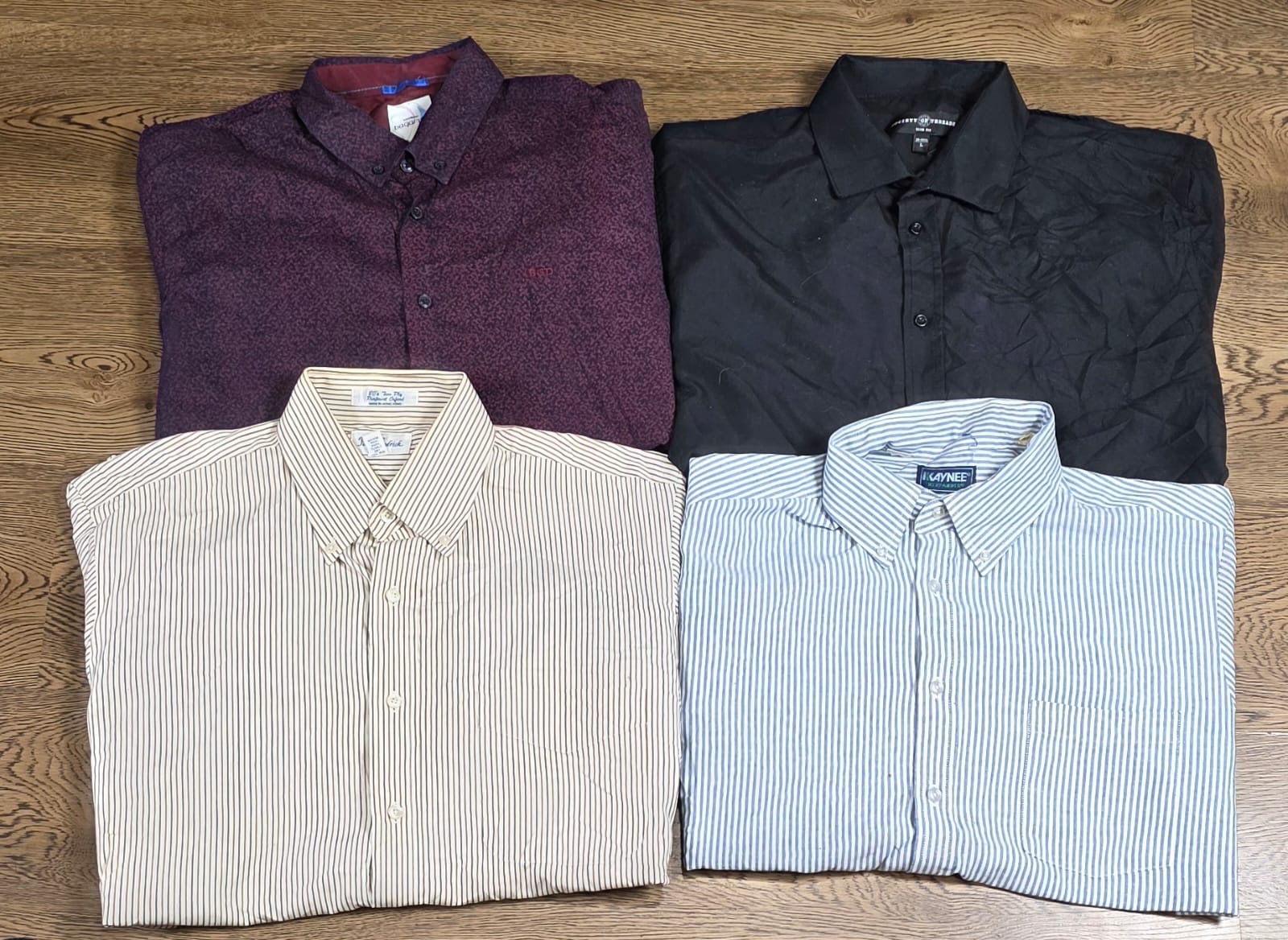 Office-Hemden mit Knöpfen