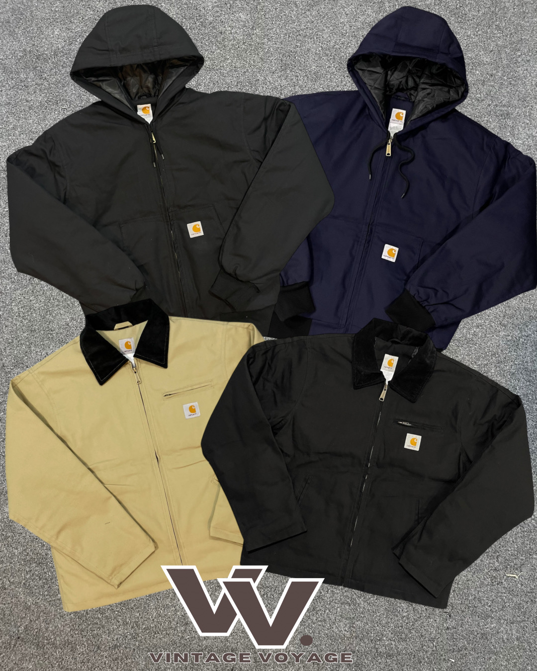 Carhartt Rework Style Mixed Detroit/Active Jackets