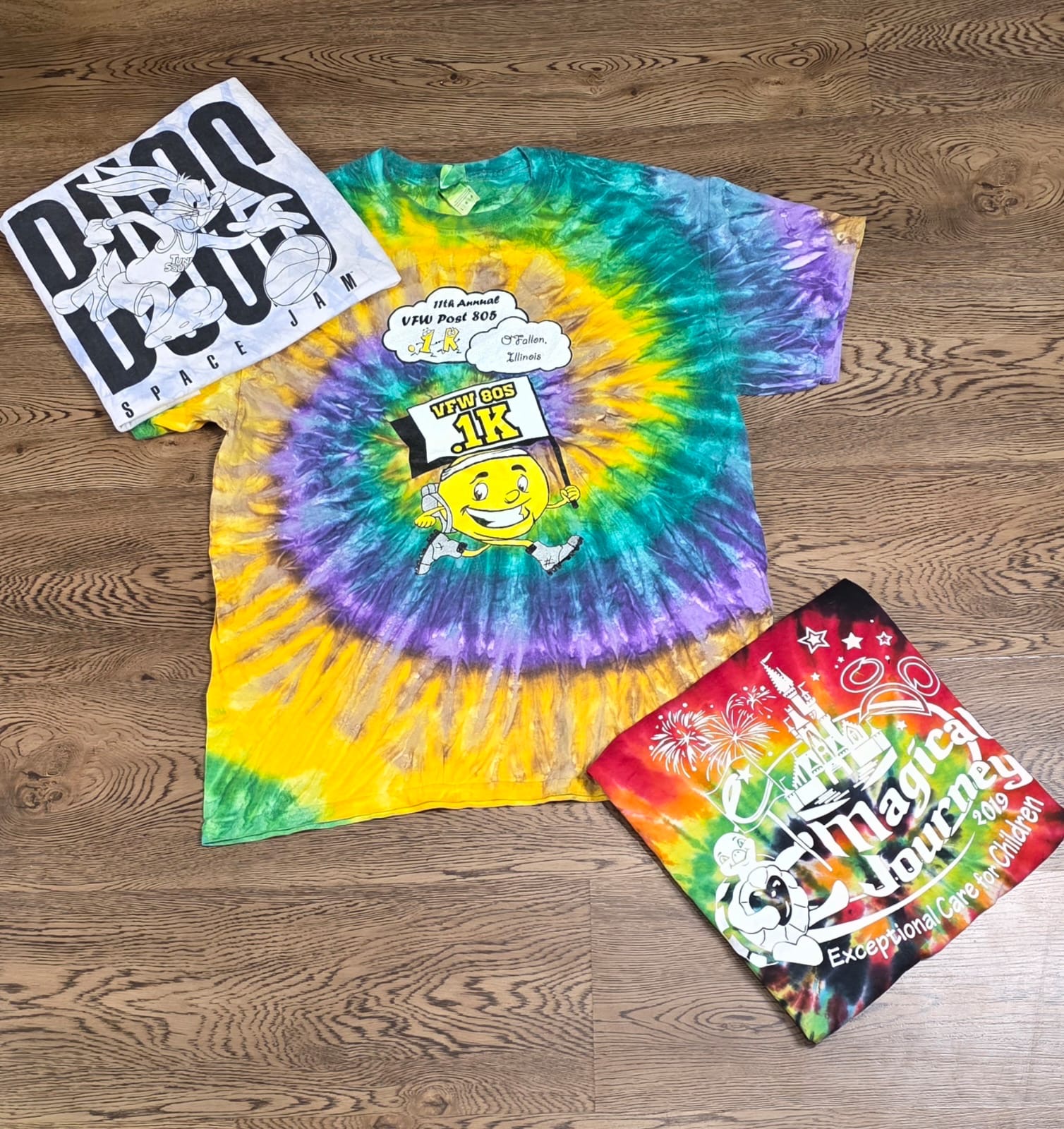 Tie dye t-shirts