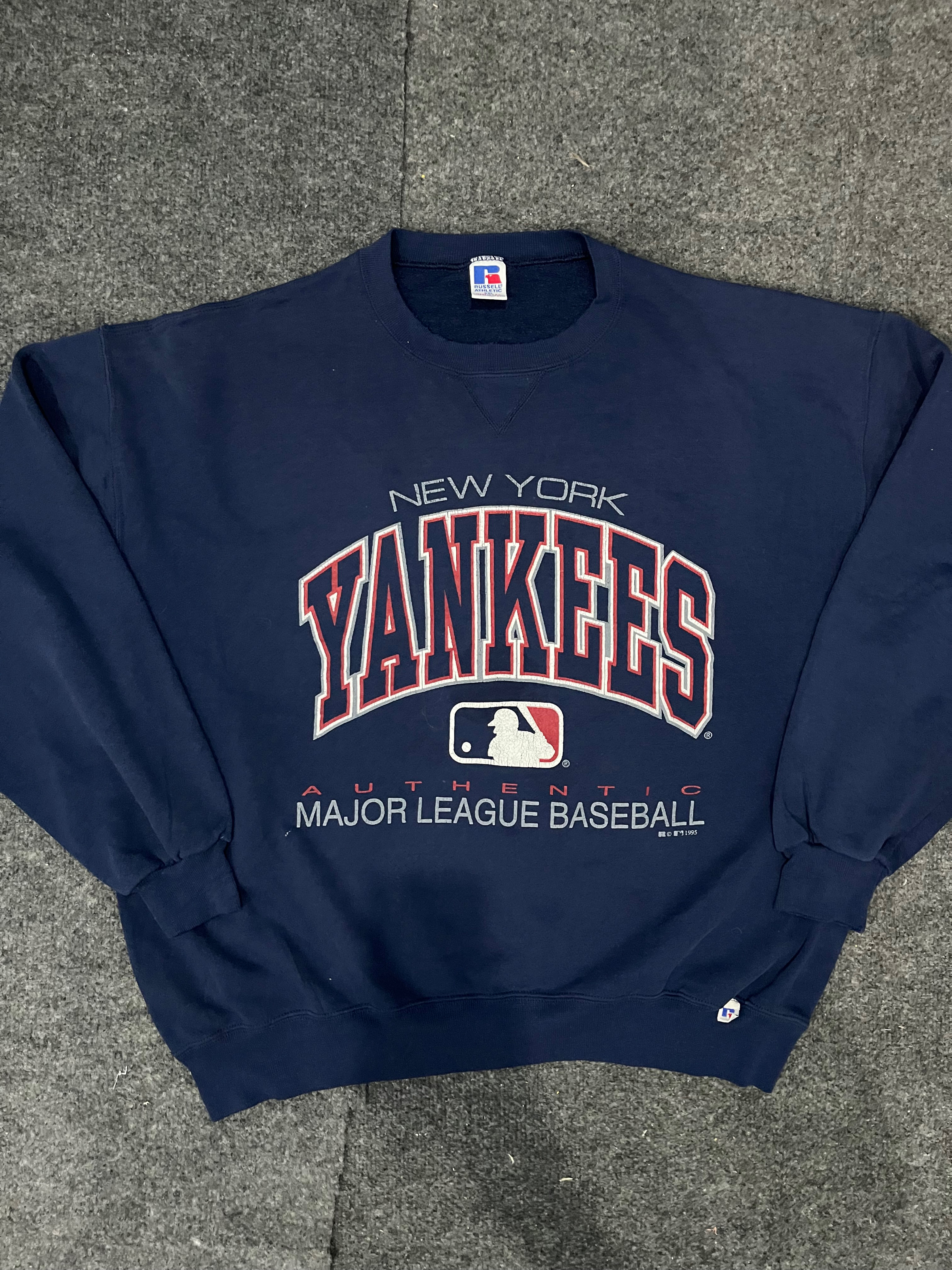 「ヴィンテージプリント ラッセル クルーネック スウェットシャツ」