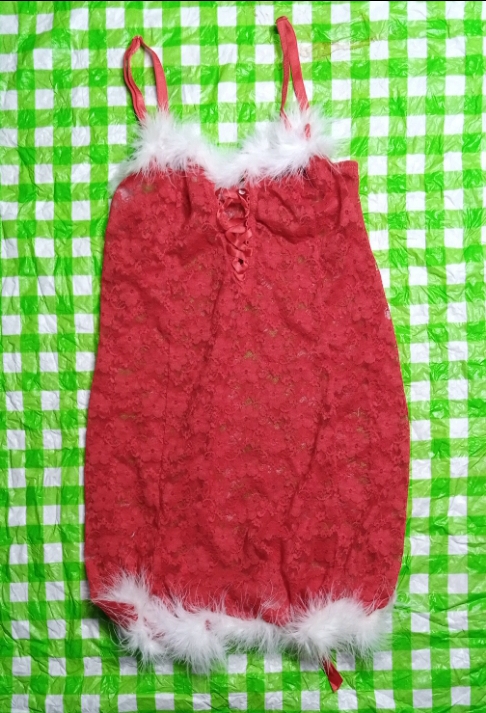 SR#001, Y2k Christmas Santa Lingerie Tops