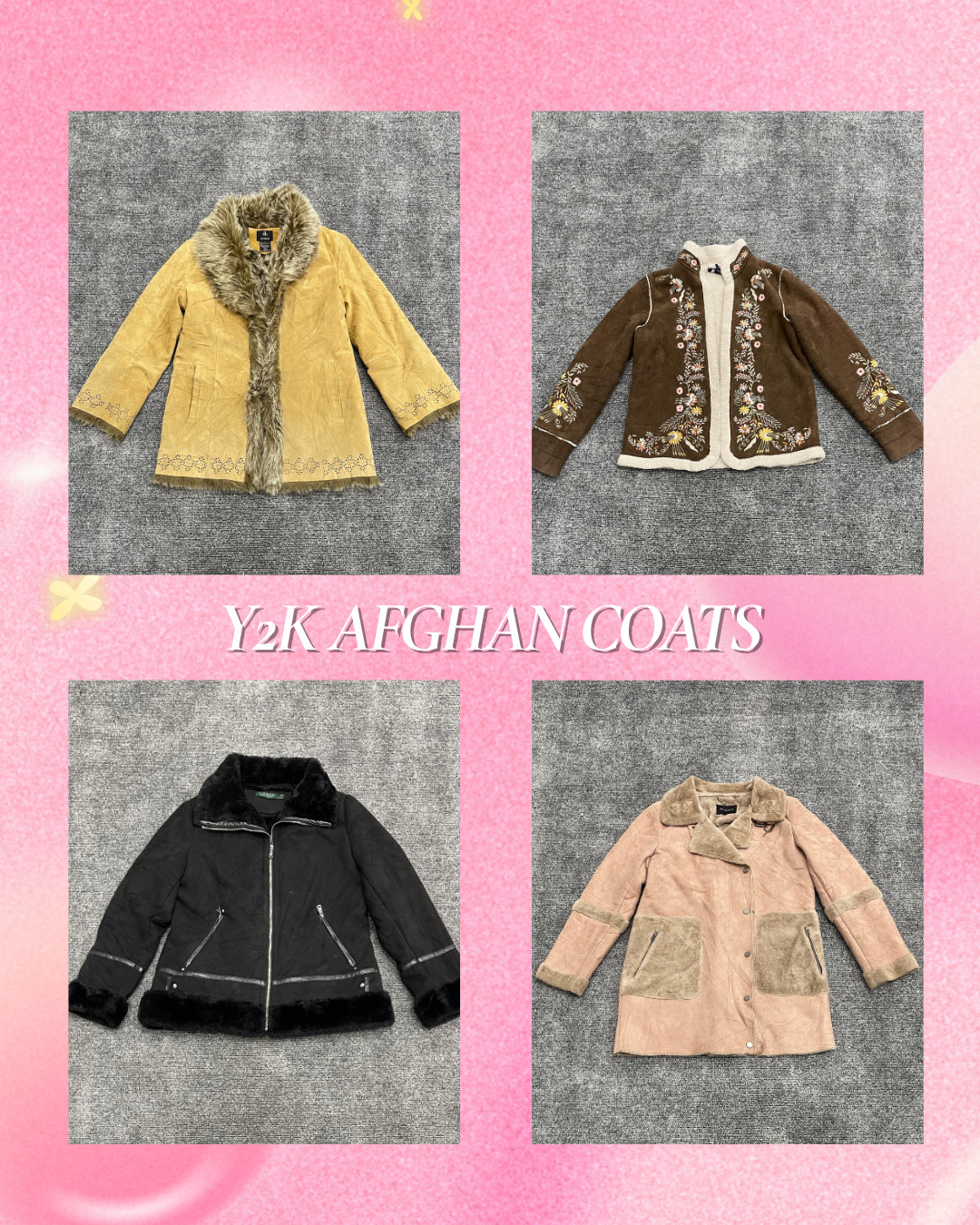 Y2K Afghan Coats