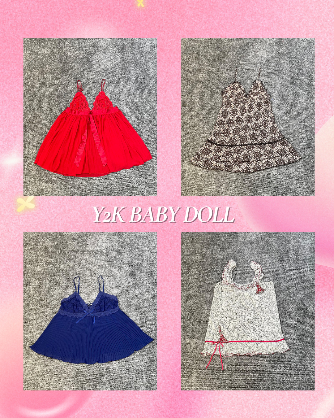 Tops Baby Doll Y2K