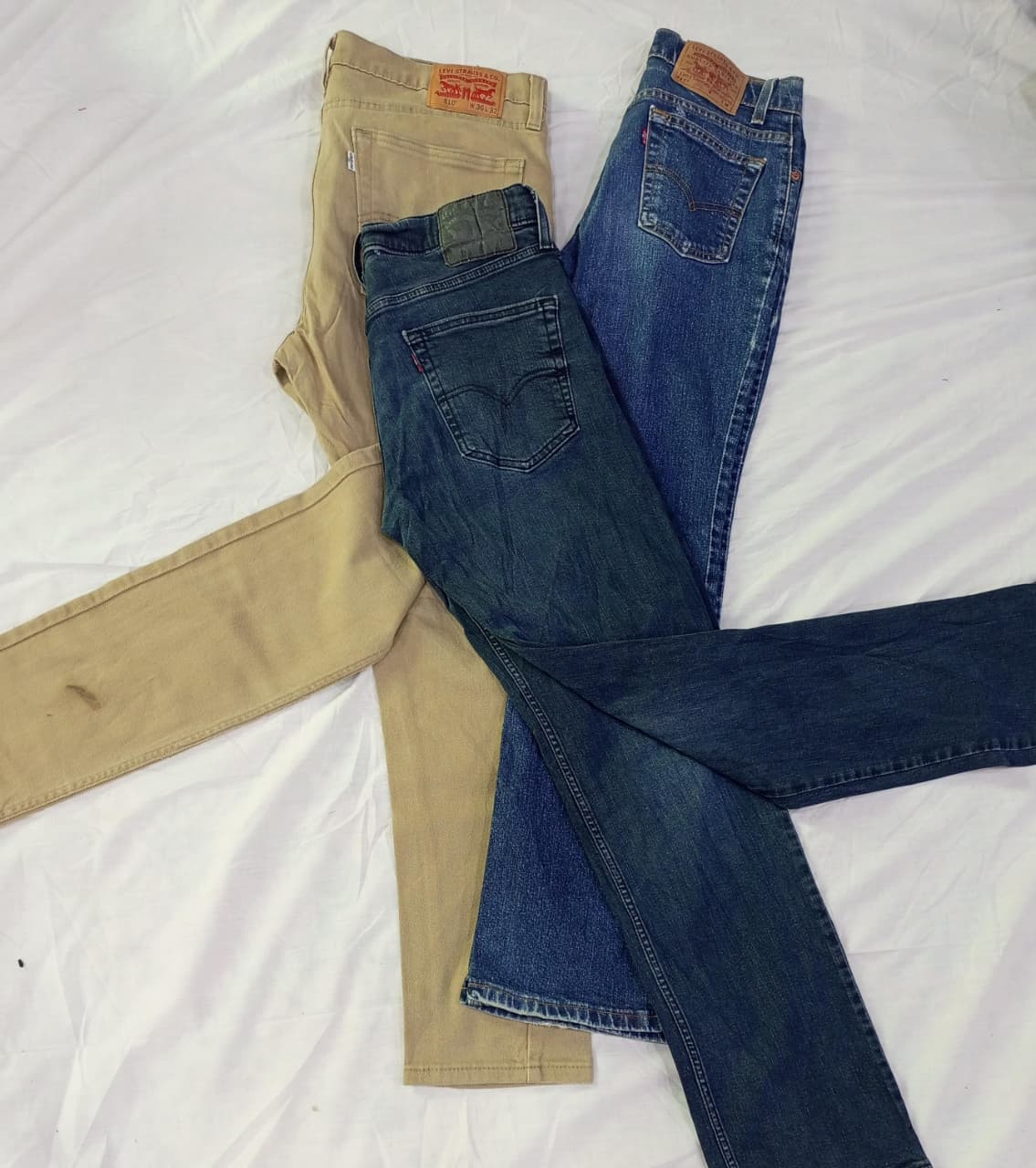 「ZV0556 ヴィンテージ Levi’s ミックスコーデパンツバンドル」